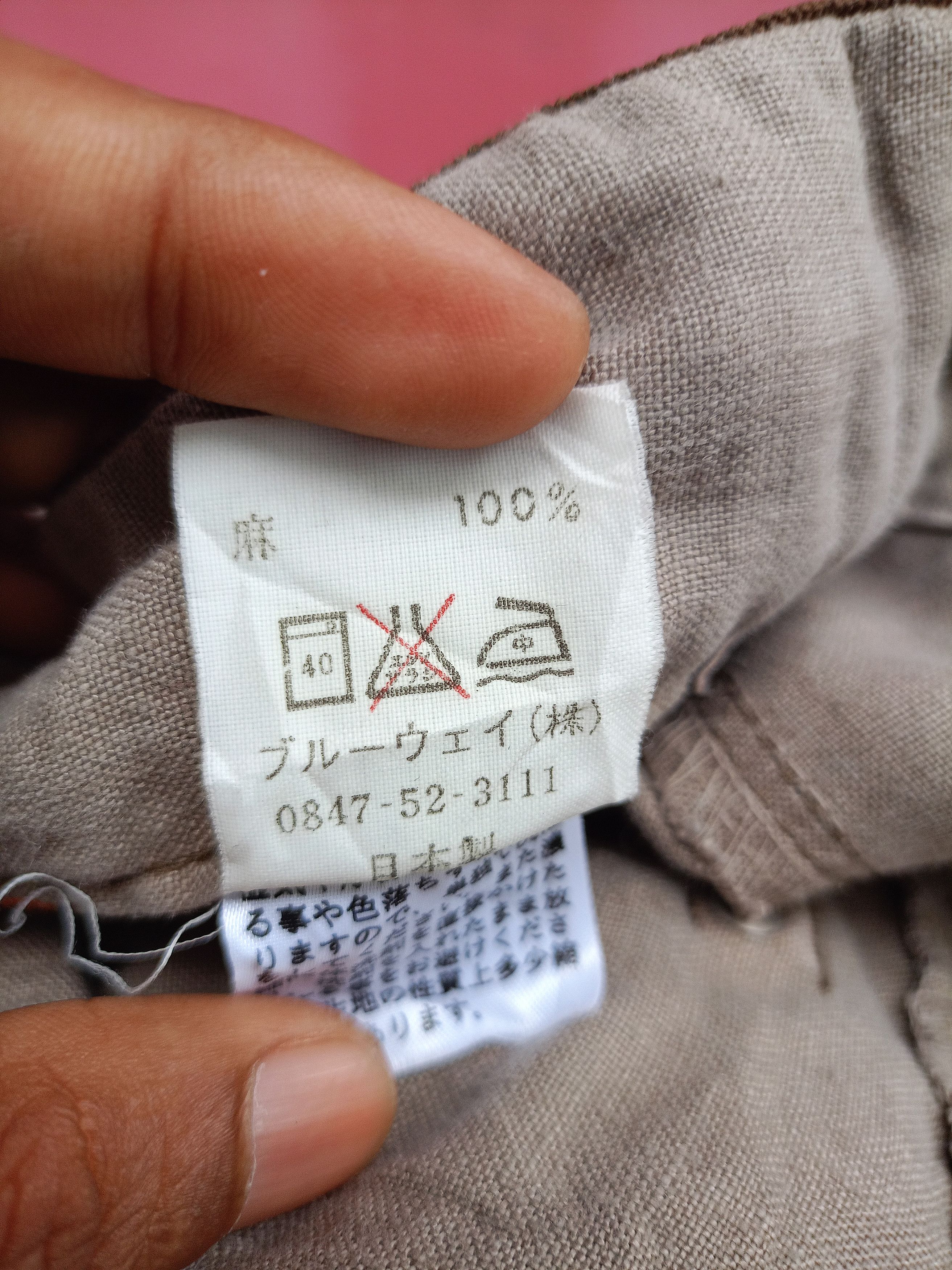Japanese Brand Et Boite Linen pants Size US 31 - 7 Thumbnail
