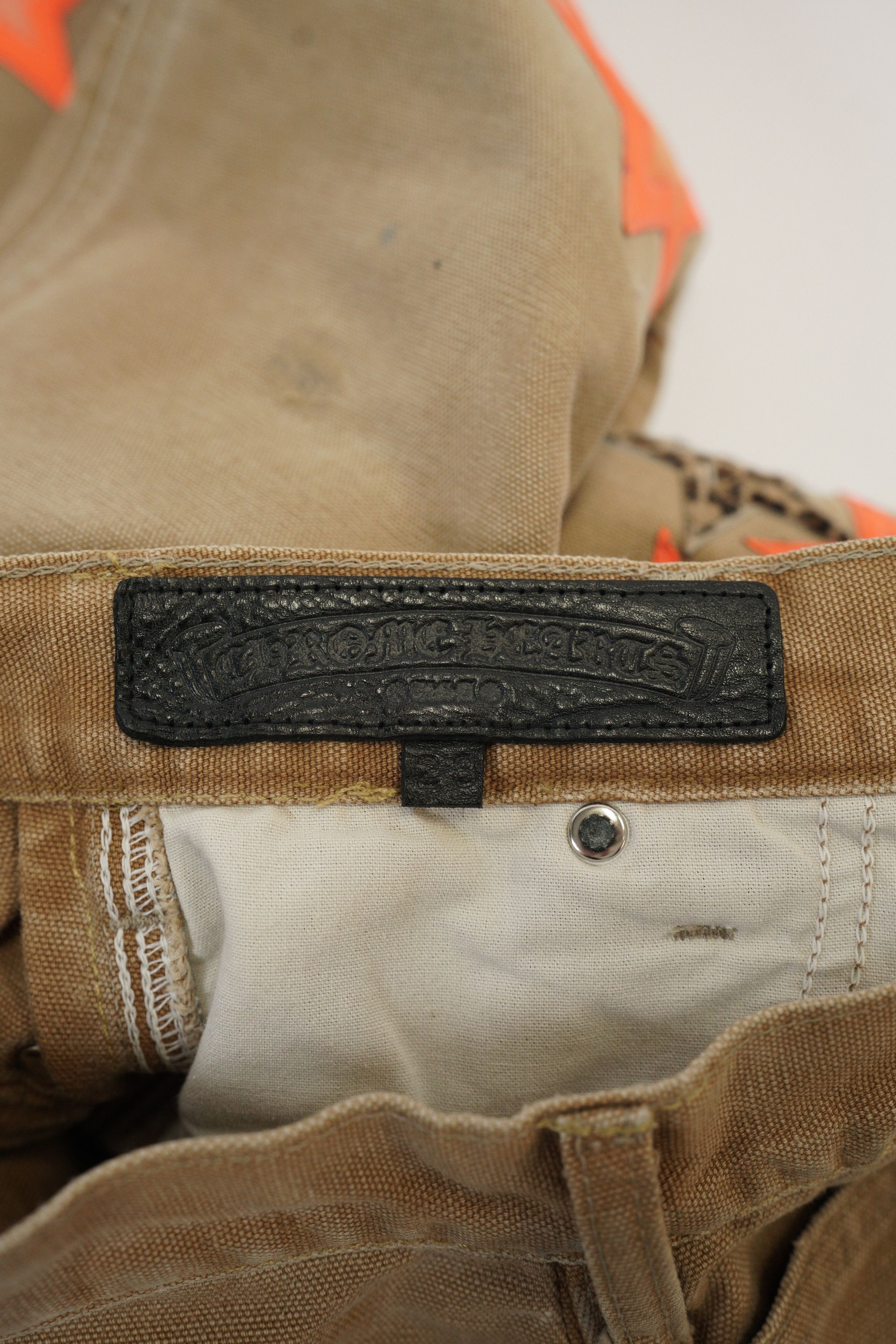 Chrome Hearts Chrome Hearts Las Vegas Orange Cheetah Star Carpenter Pants Size US 28 / EU 44 - 17 Thumbnail