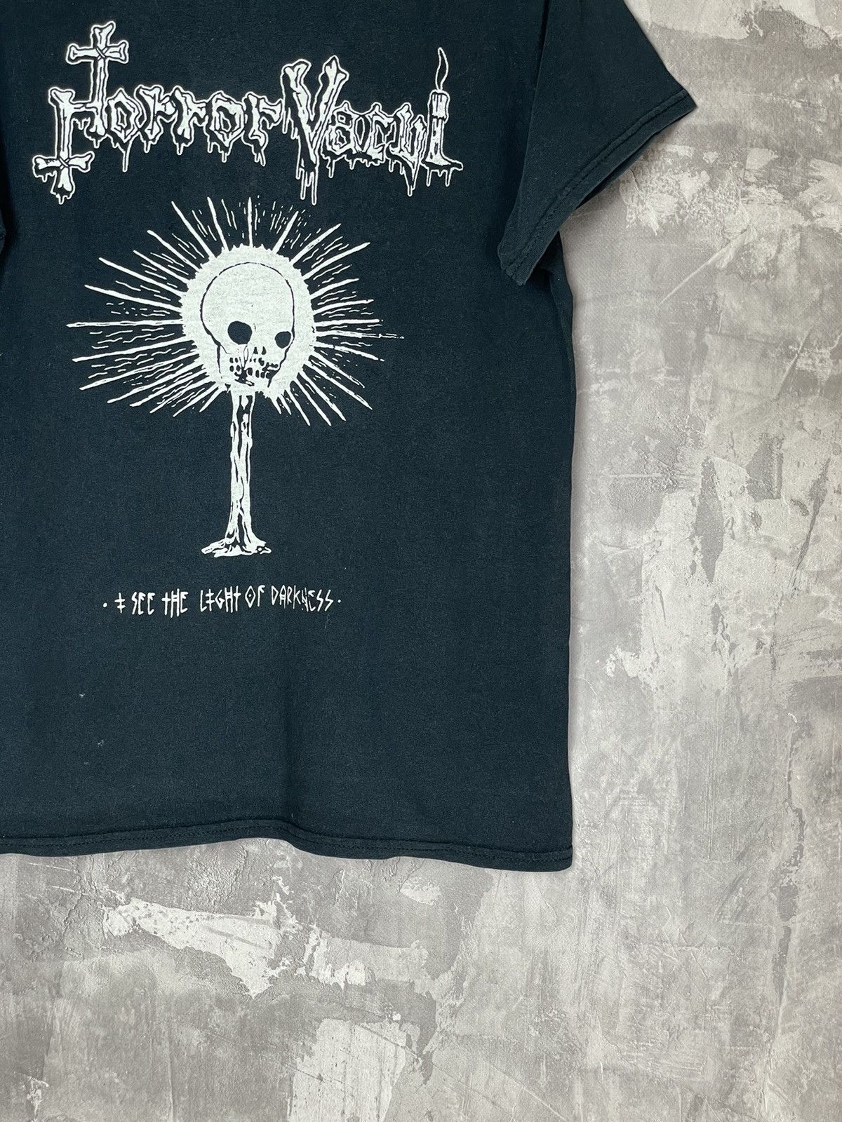 Band Tees × Vintage VINTAGE HORROR VACUI HORROR GOTH SKULL Y2K T Shirt Size US S / EU 44-46 / 1 - 6 Thumbnail