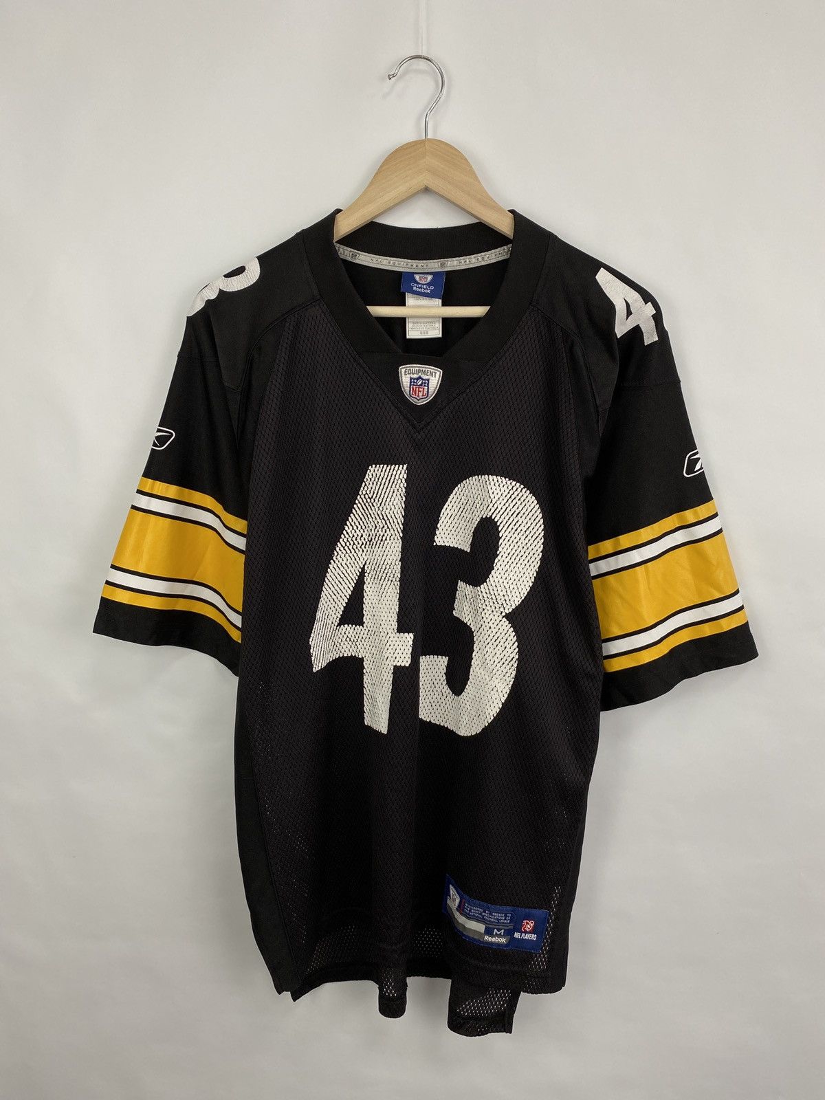 Reebok 🇺🇸 Vintage Y2K NFL Equipment Reebok Polamalu Football Jersey Size US M / EU 48-50 / 2 - 3 Thumbnail