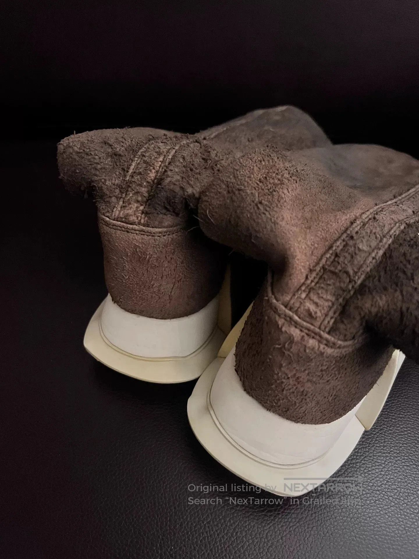Rick Owens Rick Owens Glitter Suede High-Top Boots. Size US 11 / EU 44 - 5 Thumbnail
