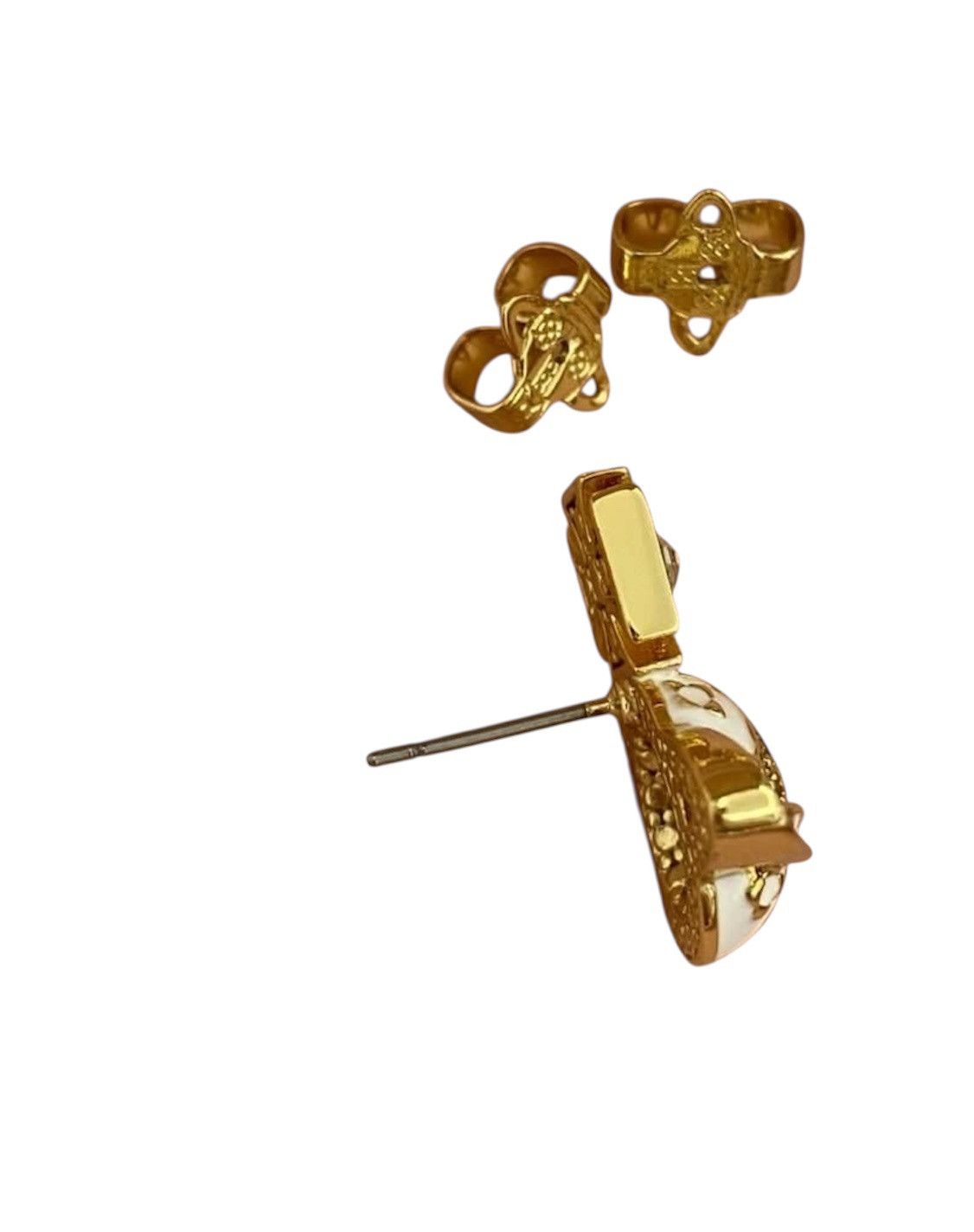 Vivienne Westwood earings orb logo
