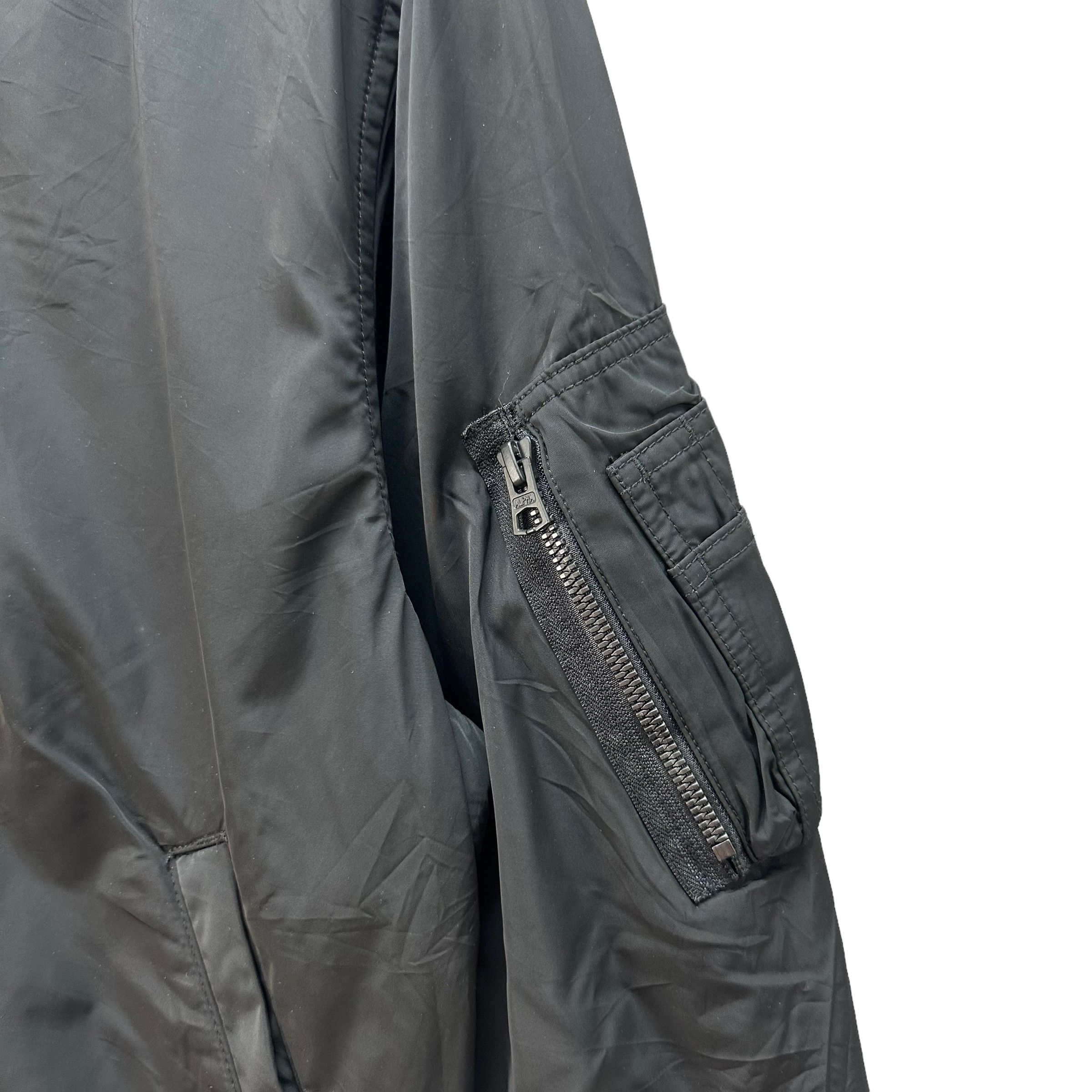 Alpha Industries Alpha Industries Black Bomber Jacket #7677-163 Size XL / US 12-14 / IT 48-50 - 6 Thumbnail