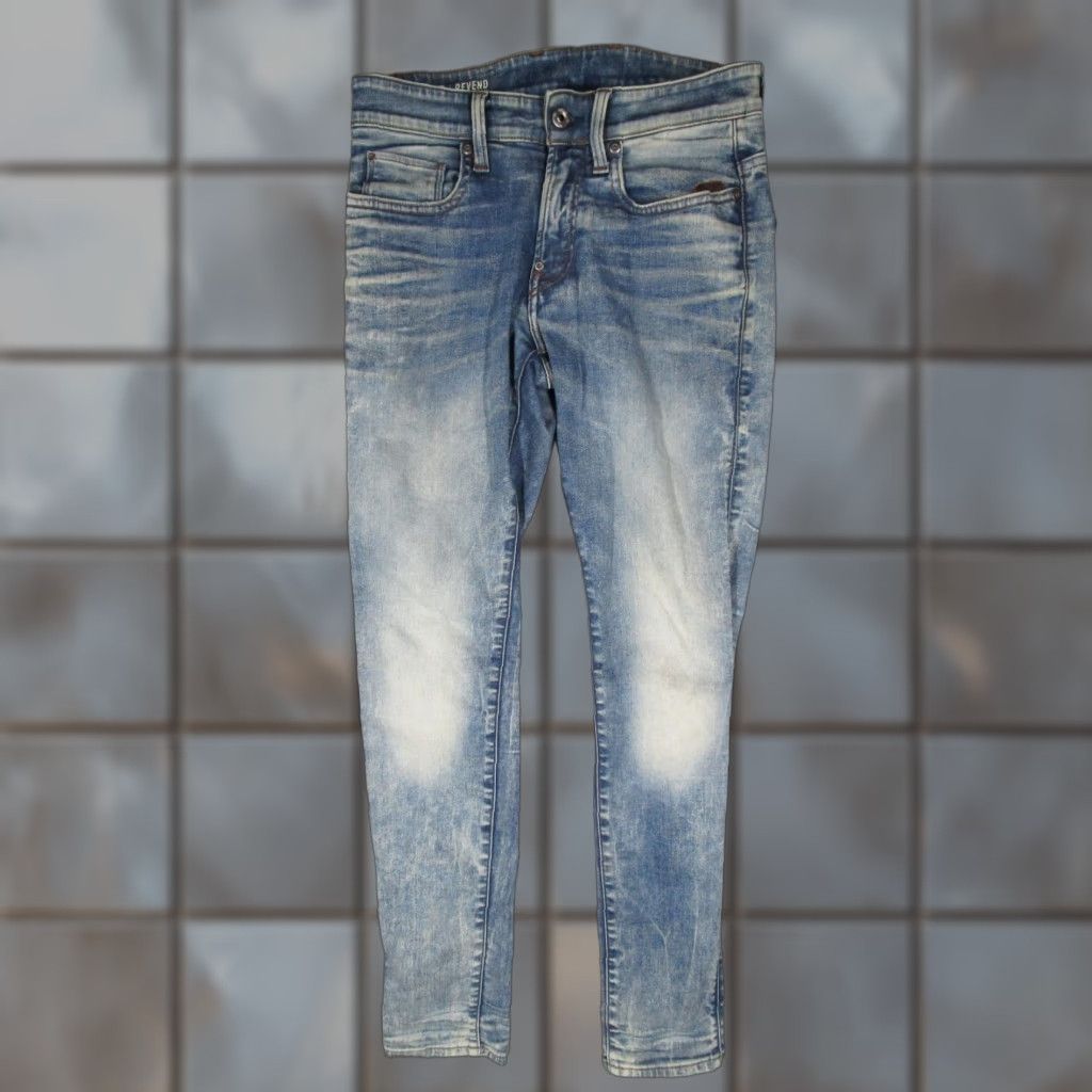 G-Star VINTAGE G-Star Raw Men's Jeans Tapered Slim Blue 28x30 Denim Casual Designer Size US 28 / EU 44 - 1 Thumbnail