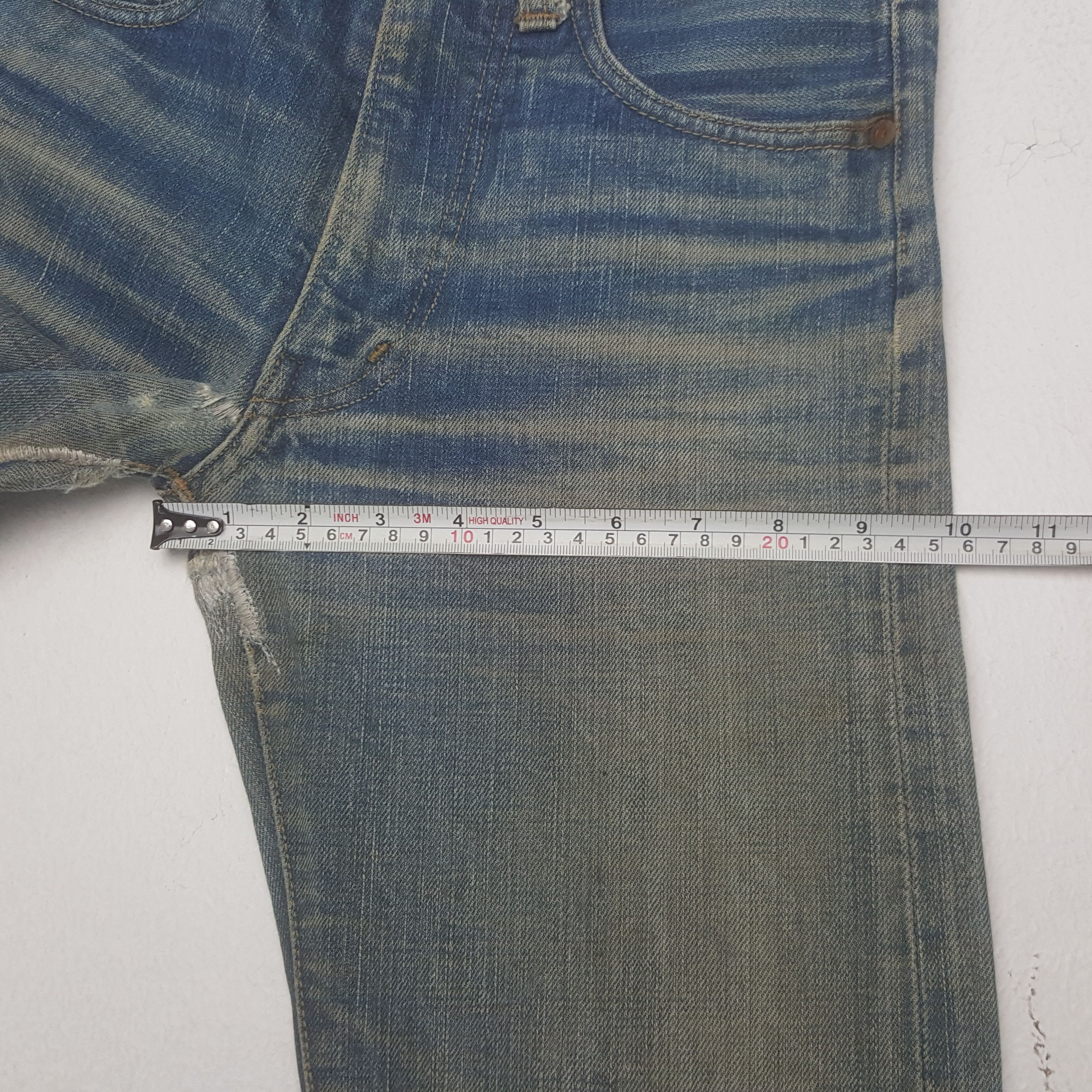 Edwin × Vintage Vintage Edwin American Distressed Style Denim Jeans Size US 26 / EU 42 - 11 Thumbnail