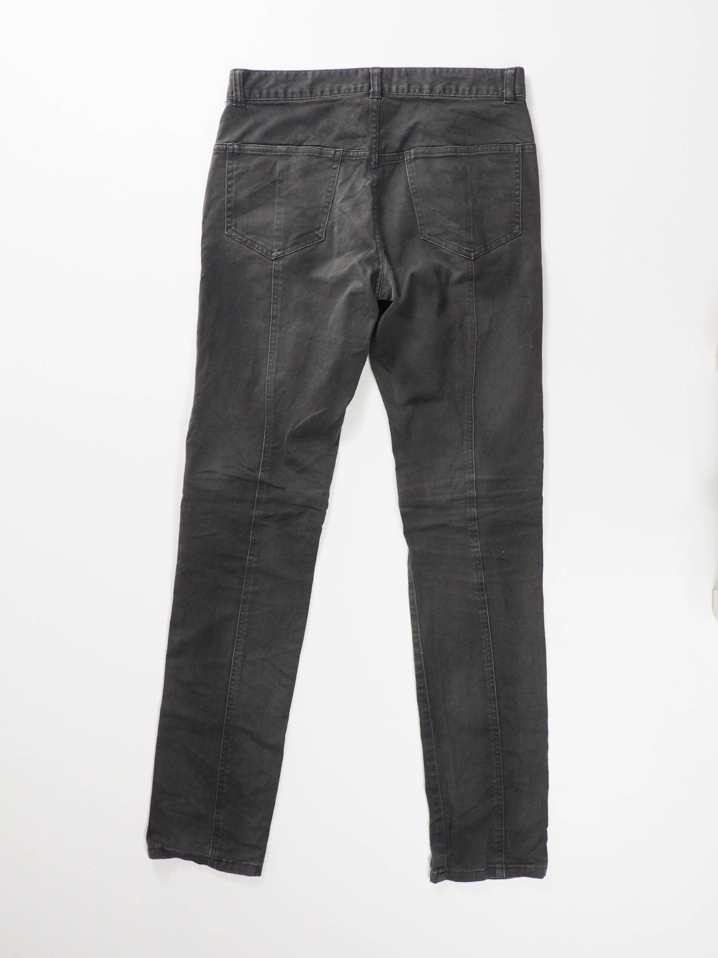 Shellac Shellac Japan Slim-Fit Knee Zip Paneled Denim Size US 30 / EU 46 - 10 Thumbnail