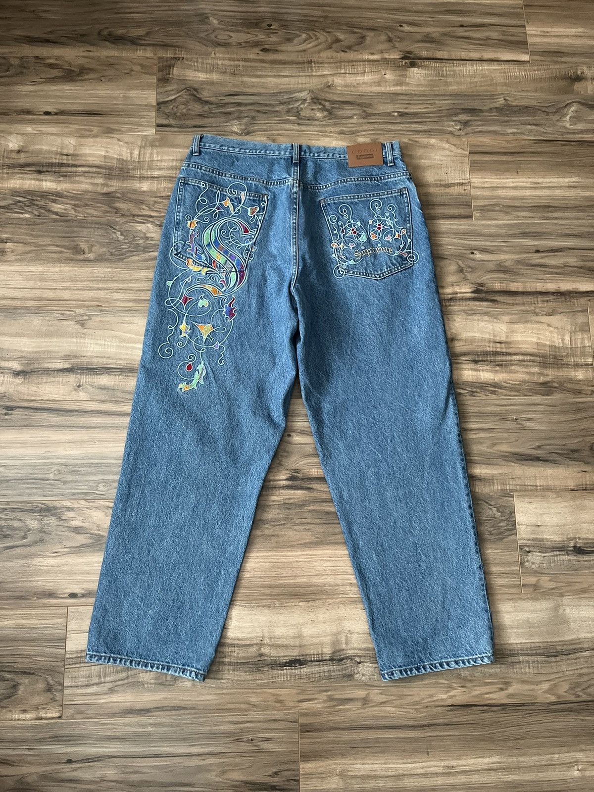 Coogi × Supreme Supreme Coogi Baggy Jean | Grailed