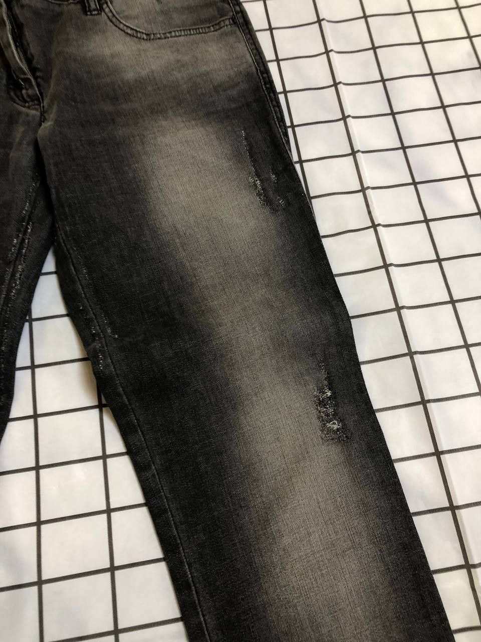 Dolce & Gabbana Dolce & Gabbana Grey Washed And Distressed Denim Size 28" / US 6 / IT 42 - 6 Thumbnail