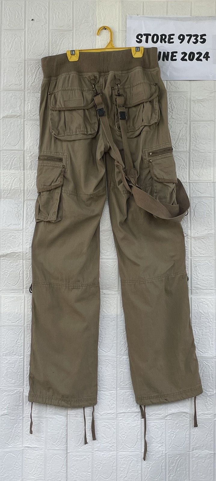 Japanese Brand Vintage Topism Parachute Bondage Cargo Pant Size US 30 / EU 46 - 4 Thumbnail