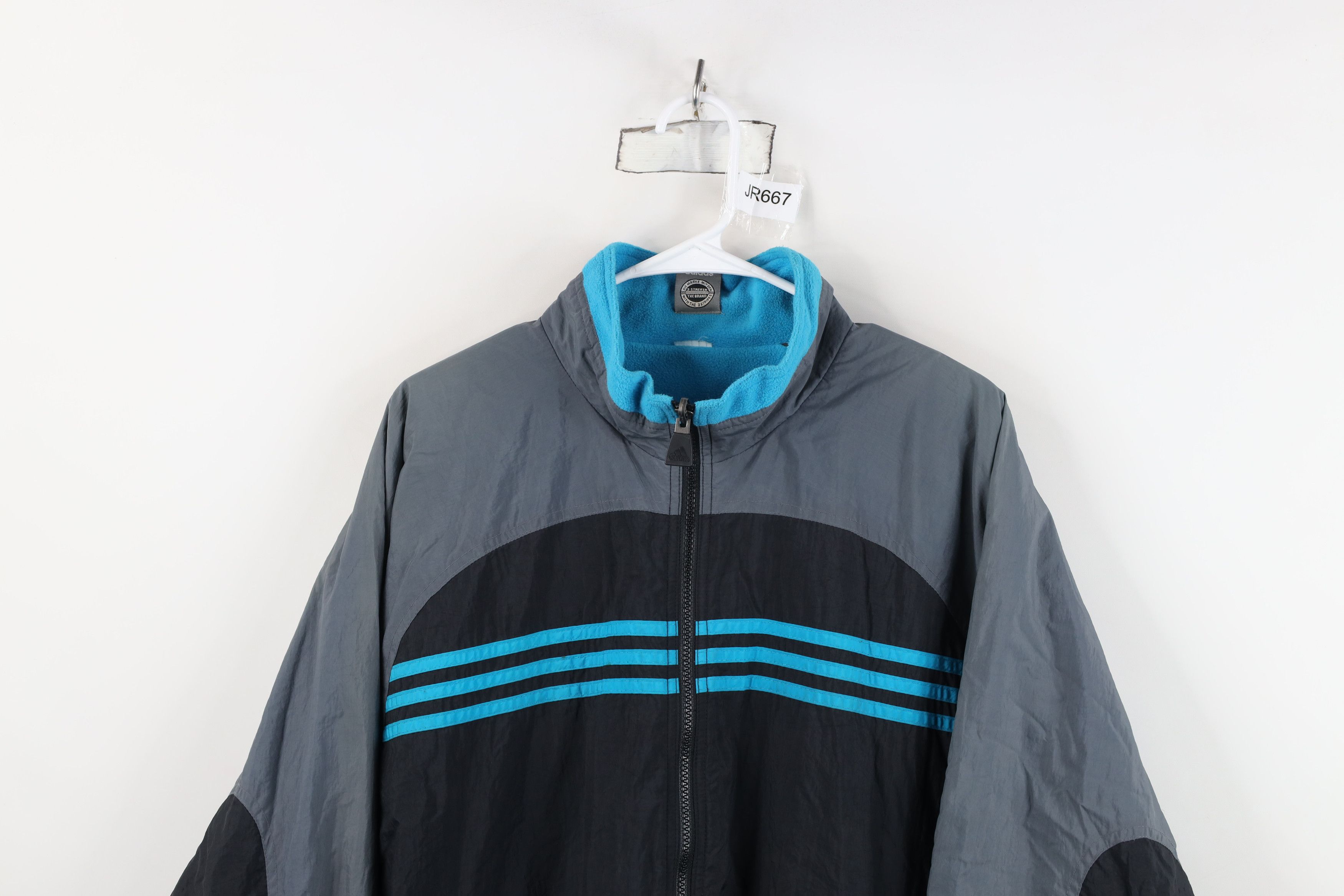 Adidas Vintage 90s Adidas Striped Reversible Bomber Jacket Size M / US 6-8 / IT 42-44 - 2 Thumbnail