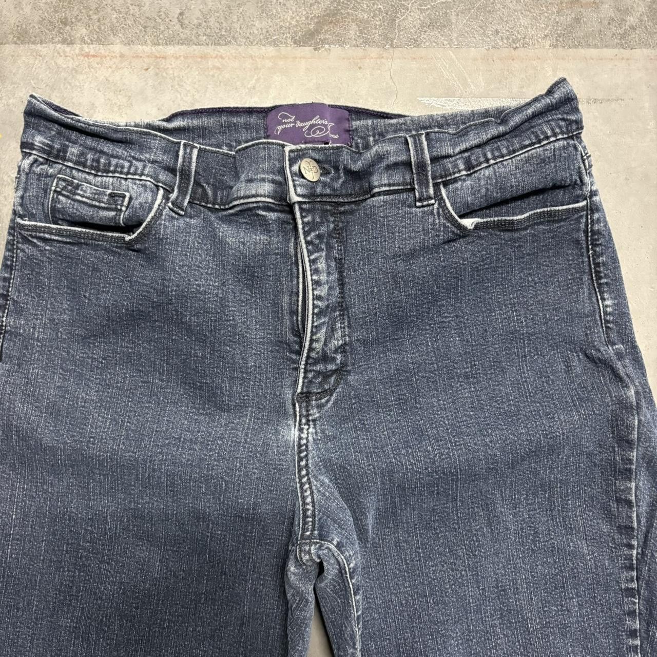 Vintage Crazy Vintage Y2K/2000s Grunge Streetwear Dark Wash Denim Jeans! Size US 30 / EU 46 - 2 Thumbnail