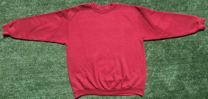 Nike Rare Vintage 90’s Nike White Tag Blank Sweatshirt No Swoosh Size US L / EU 52-54 / 3 - 2 Thumbnail