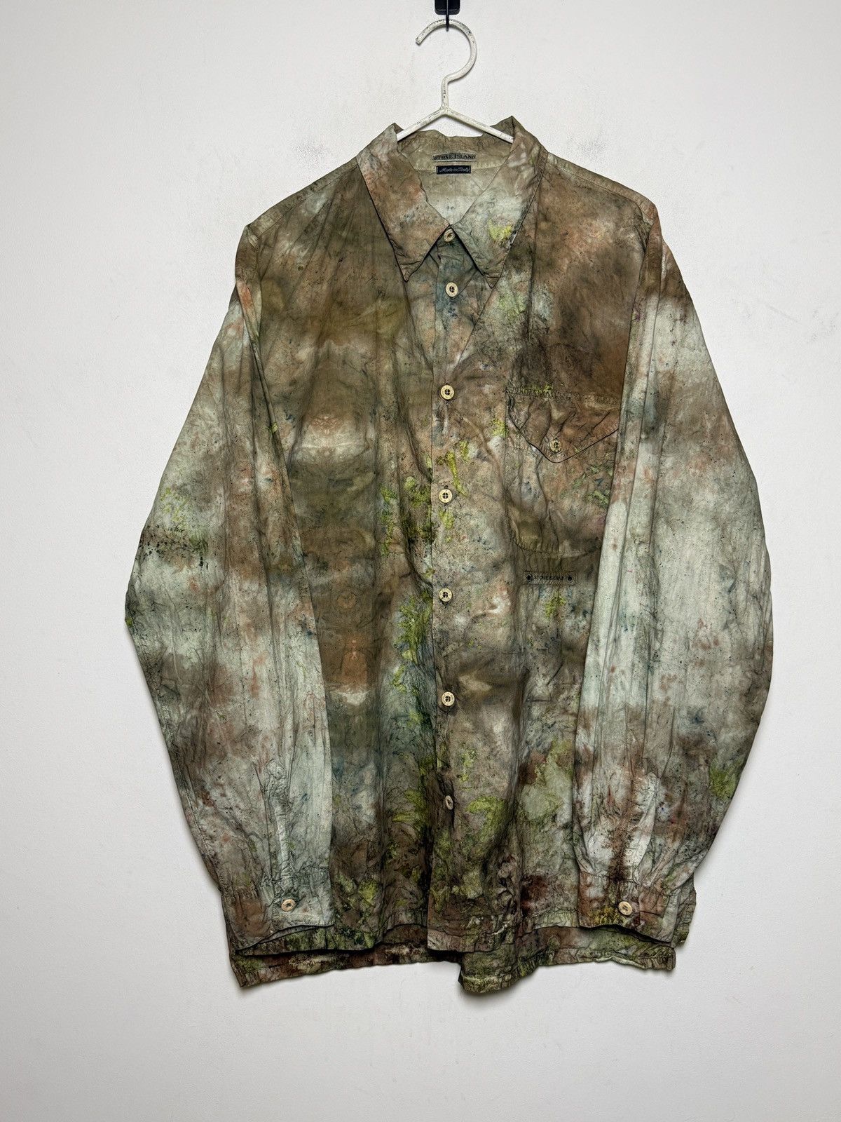 Stone Island Stone Island hand-dyed shirt Size US XL / EU 56 / 4 - 2 Thumbnail