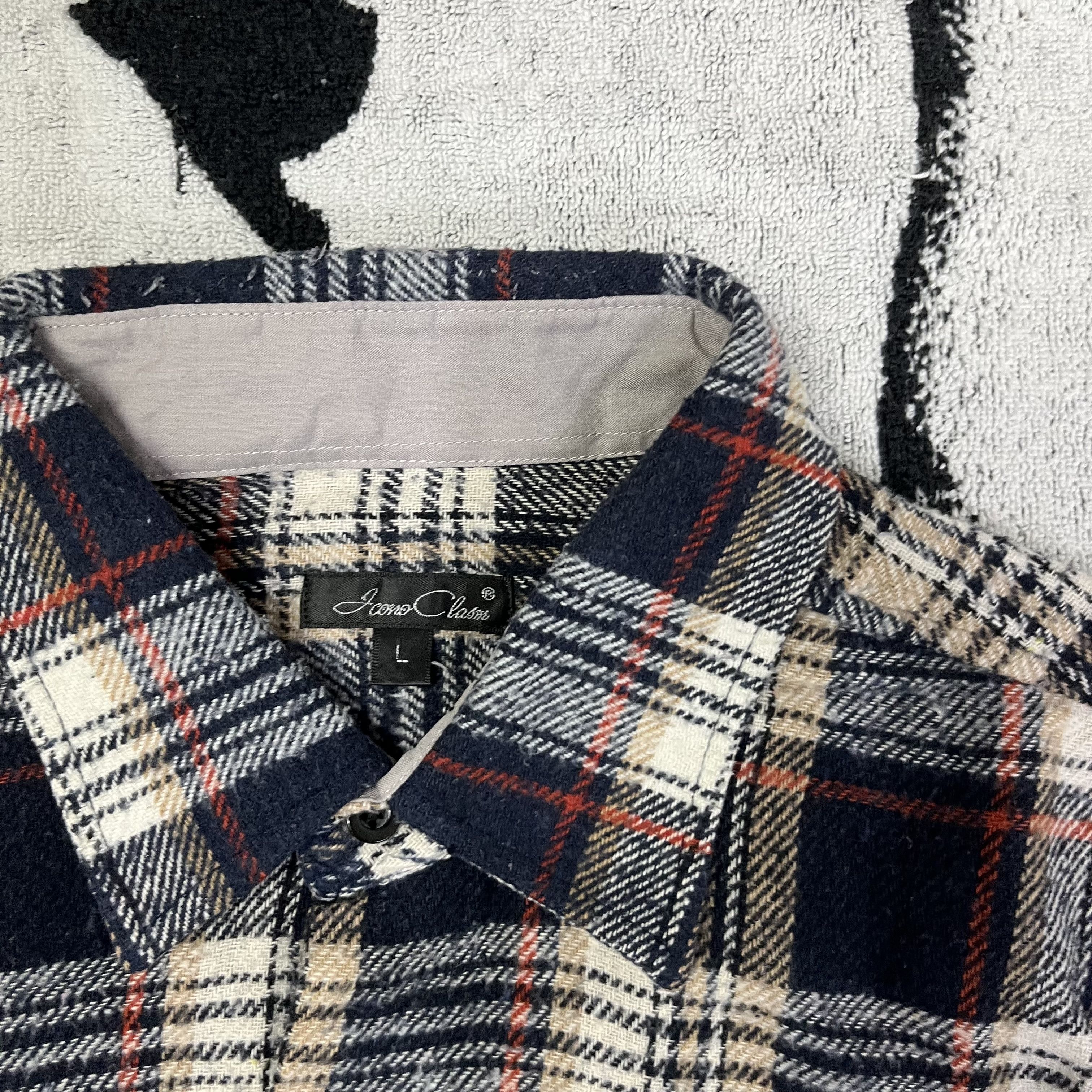 Japanese Brand × Vintage Uomo Clasm flannel long sleeve Size US L / EU 52-54 / 3 - 3 Thumbnail