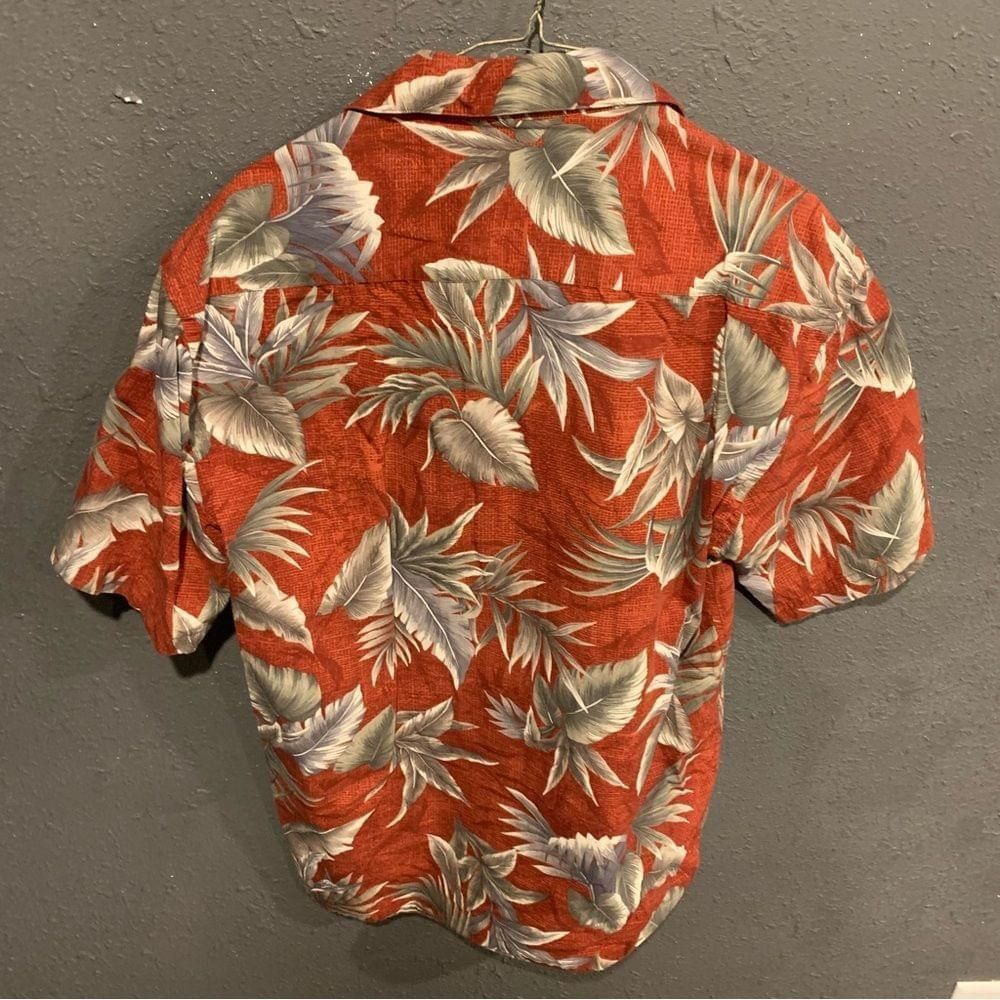 Pierre Cardin Men’s Pierre Cardin Hawaiian Button Down Shirt Size US M / EU 48-50 / 2 - 3 Thumbnail