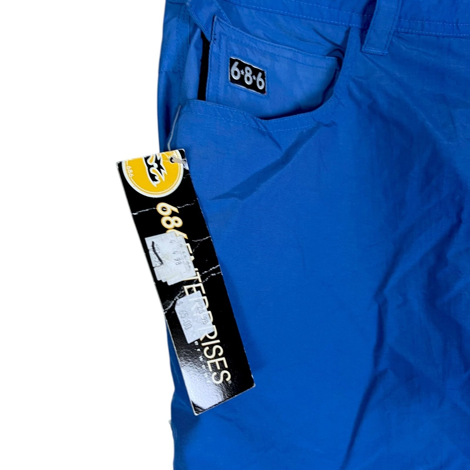 686 Vintage 686 Enterprises Men's Large Blue Snowboarding Pants Size US 34 / EU 50 - 3 Thumbnail