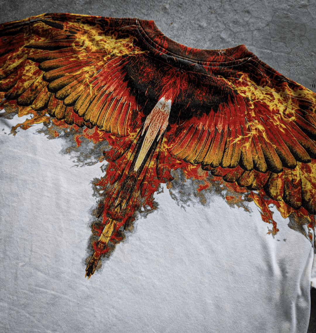 Marcelo Burlon Marcelo Burlon Flame Wings Tshirt Size US M / EU 48-50 / 2 - 3 Thumbnail