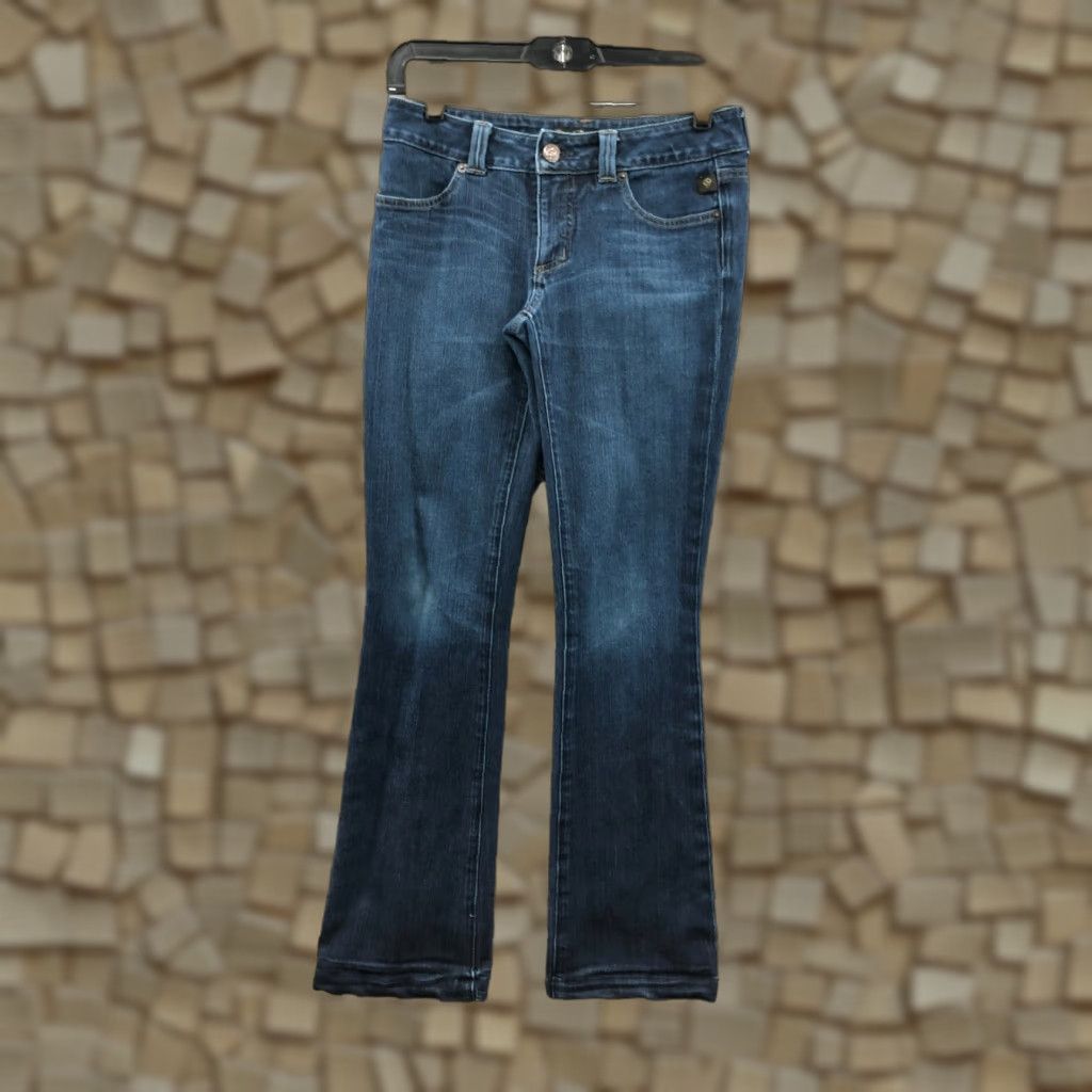 Denime Serfontaine Jeans Bootcut Size 25 Medium Wash Blue Denim Womens Size 42" / US 20 - 1 Thumbnail