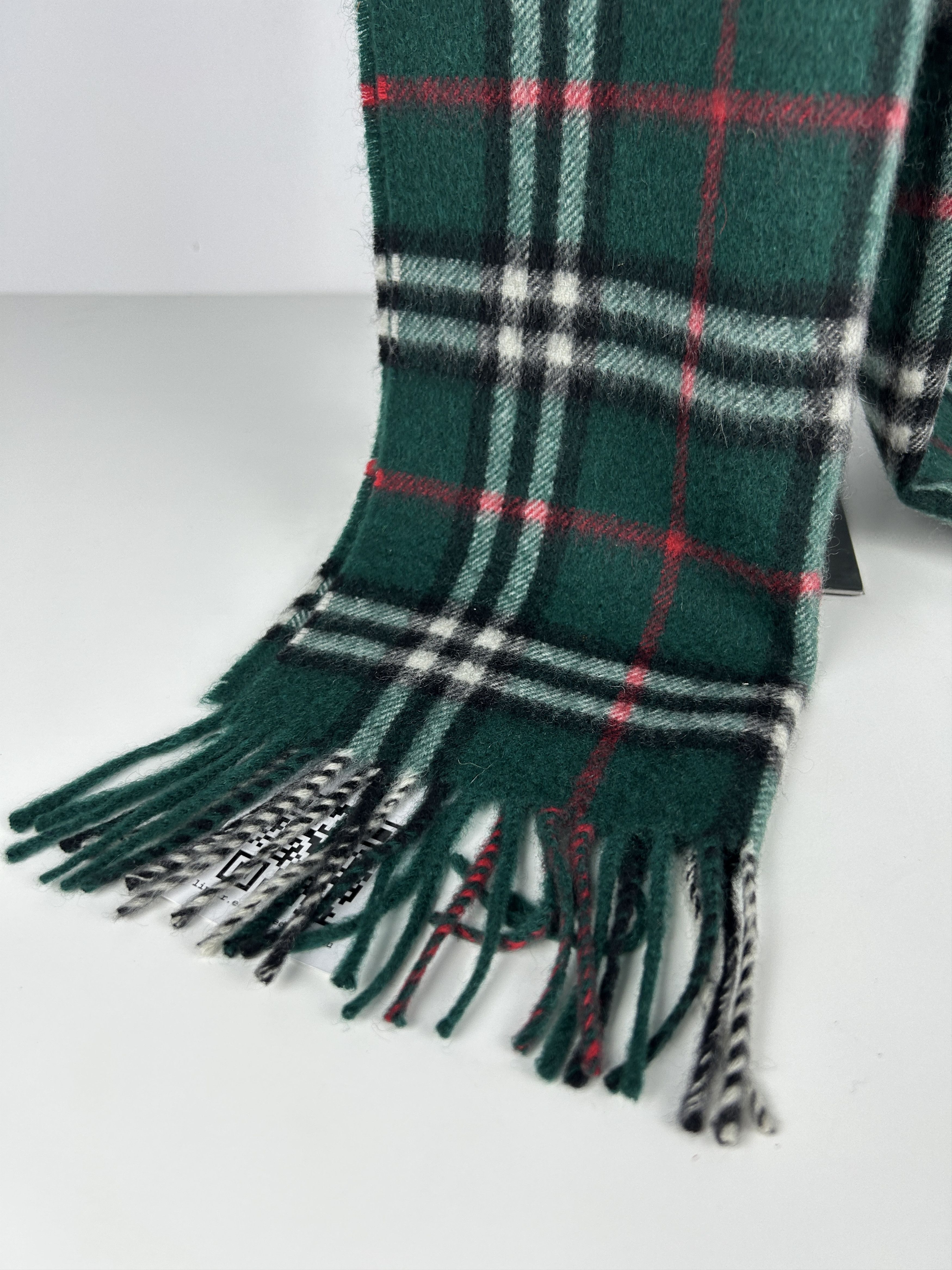 Burberry Vintage Burberry green nova check cashmere scarf Size ONE SIZE - 9 Thumbnail