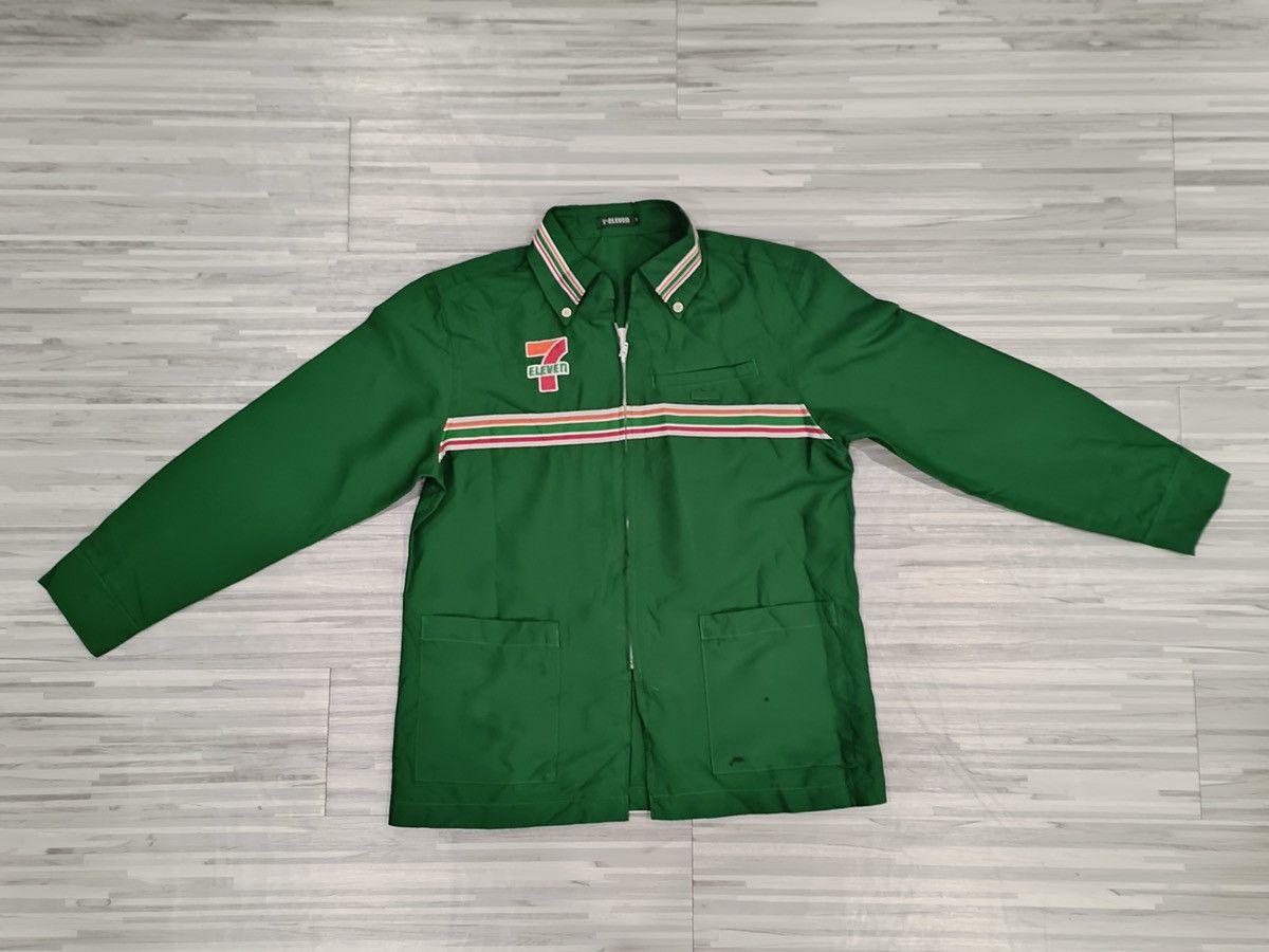 Japanese Brand × Vintage 7 eleven Uniform Zipper Workwear Size US S / EU 44-46 / 1 - 3 Thumbnail