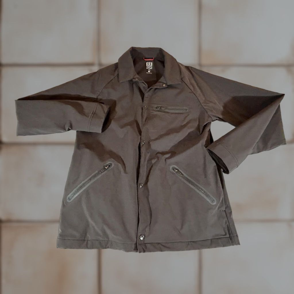 Topo Designs Topo Designs Men's Jacket Shacket Water Resistant Black M Medium Size US M / EU 48-50 / 2 - 1 Thumbnail