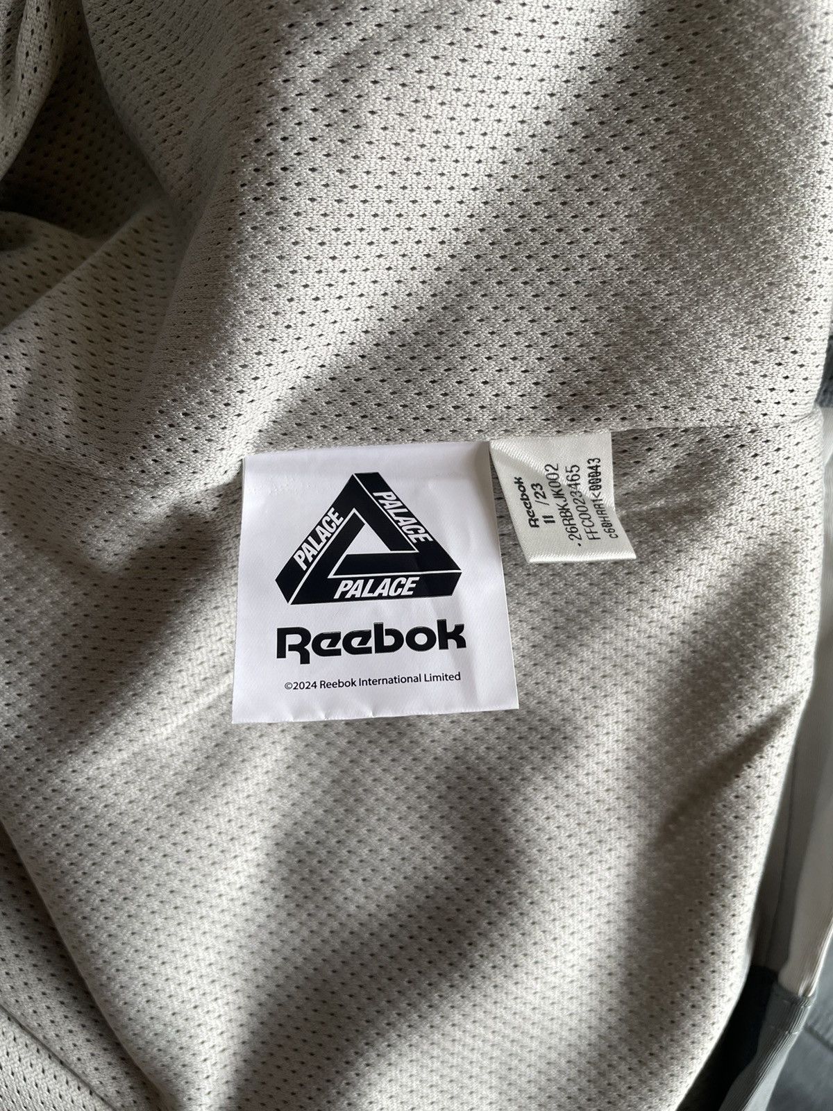 Palace × Reebok PALACE REEBOK TRACK JACKET GREY Size US XL / EU 56 / 4 - 6 Thumbnail