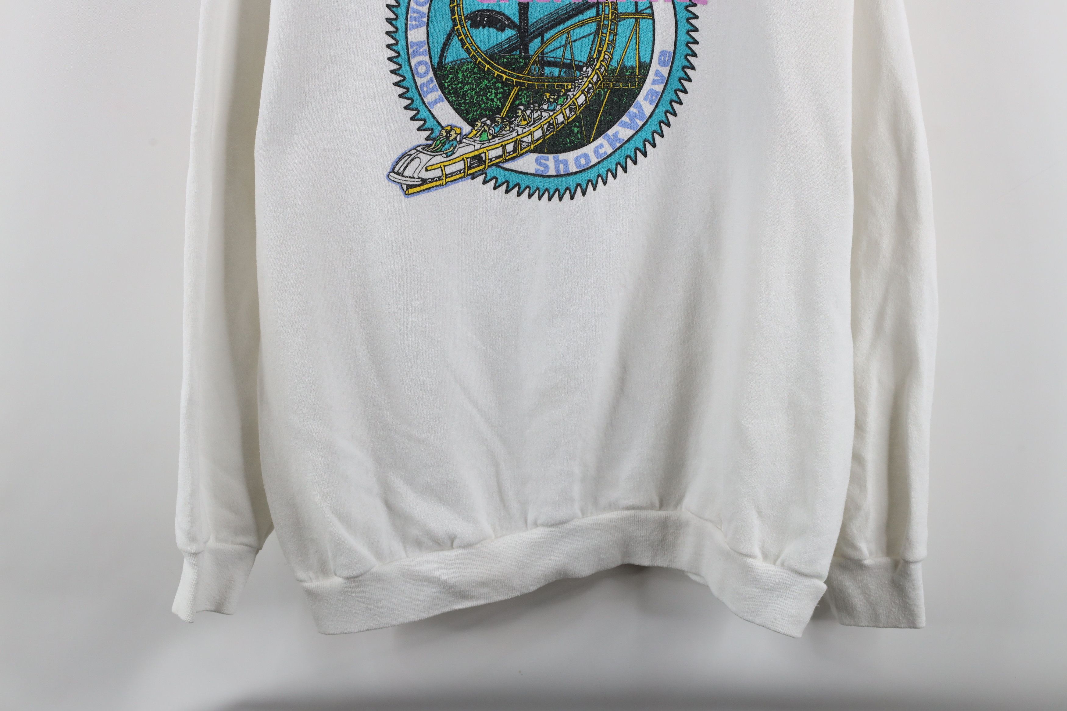 Vintage Vintage 90s America Iron Wolf Demon Shockwave Sweatshirt USA Size US XL / EU 56 / 4 - 3 Thumbnail