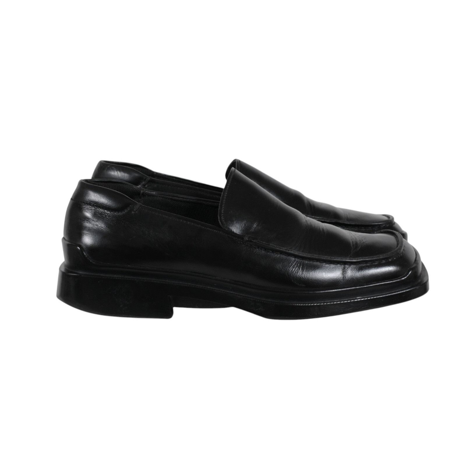 Prada AW99 Vtg Square Toe Loafers US 8 UK 7 Black - 02546 Size US 8 / EU 41 - 2 Thumbnail