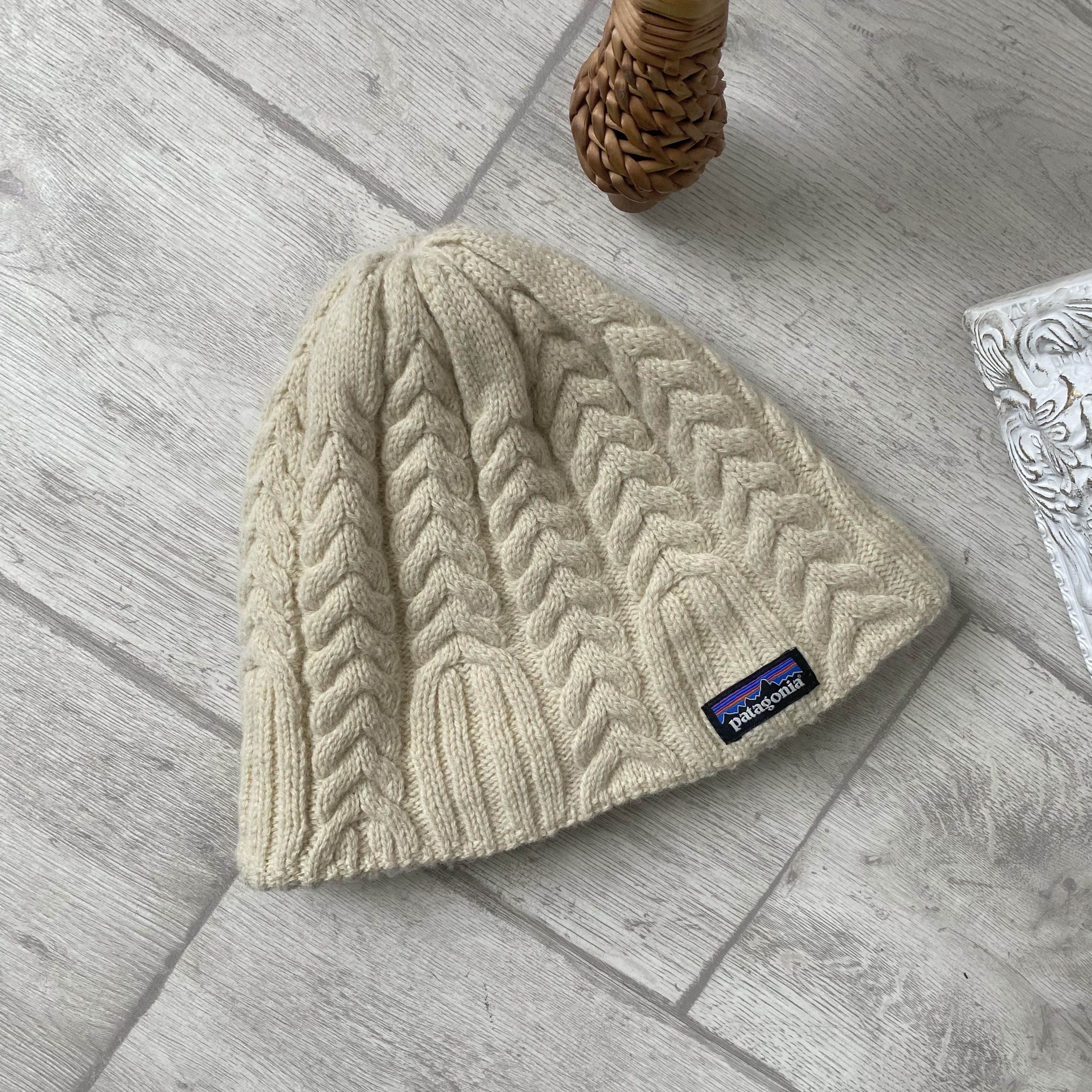 Patagonia 🏕️ Vintage Patagonia Wool Knit hat winter outdoor womens Size ONE SIZE - 4 Thumbnail