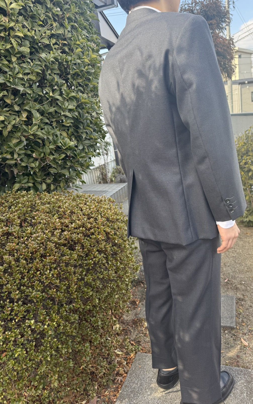 Other Vintage Deep Navy Wool Set-Up by Ikeda Tailor Shop Size 38R - 2 Thumbnail