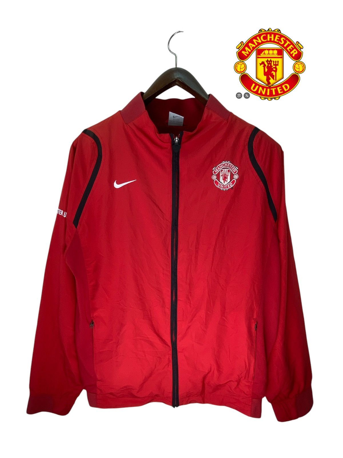 Vtg Nike x Manchester United Red Warriors Jacket Menswear