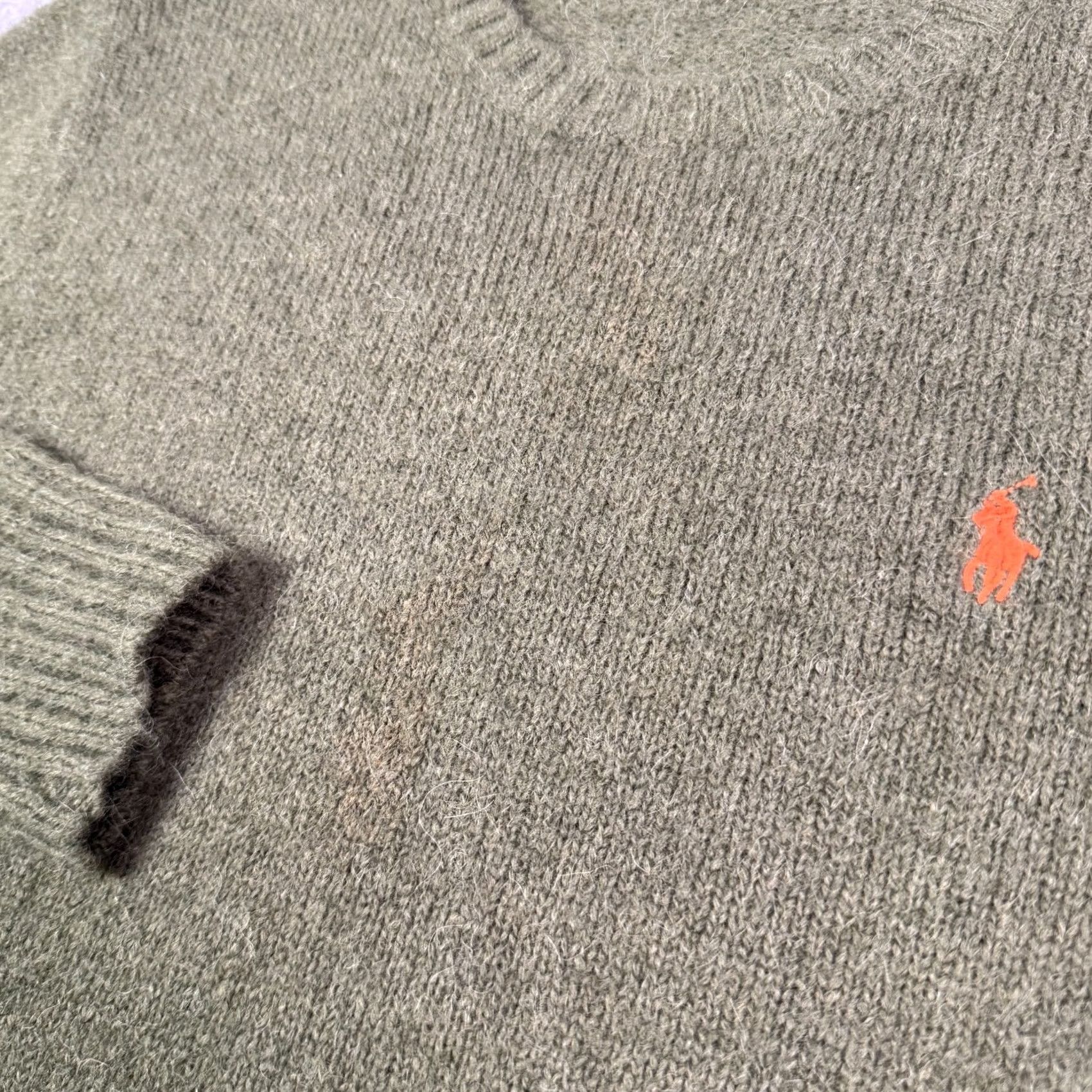 Polo Ralph Lauren Polo Ralph Lauren Sweater Mens M Green Olive Wool Alpaca Blend Crewneck Pullover Size US M / EU 48-50 / 2 - 4 Thumbnail