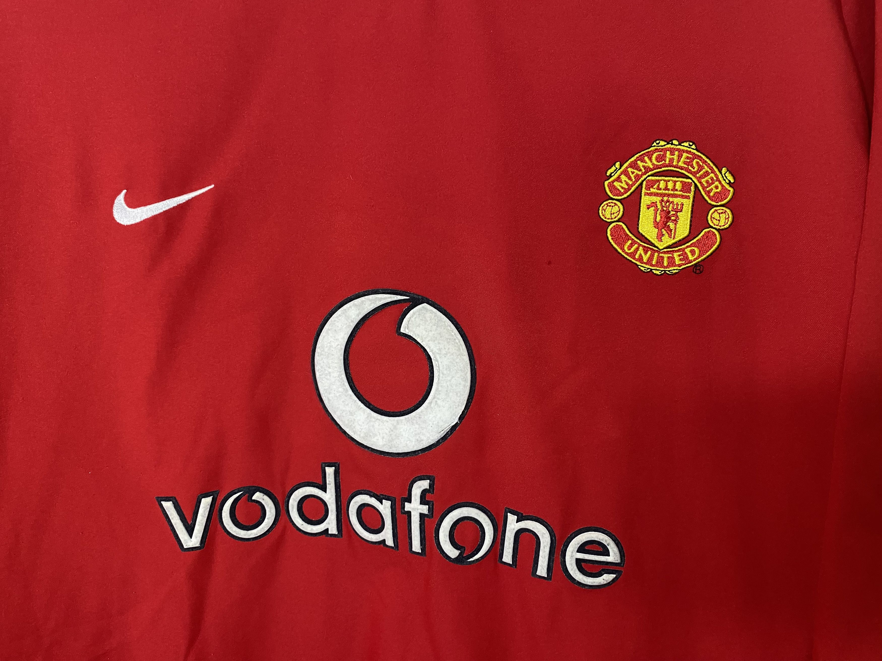 Nike BECKHAM #7 MANCHESTER UNITED 2002 HOME FOOTBALL SHIRT SOCCER Size US XXL / EU 58 / 5 - 4 Thumbnail