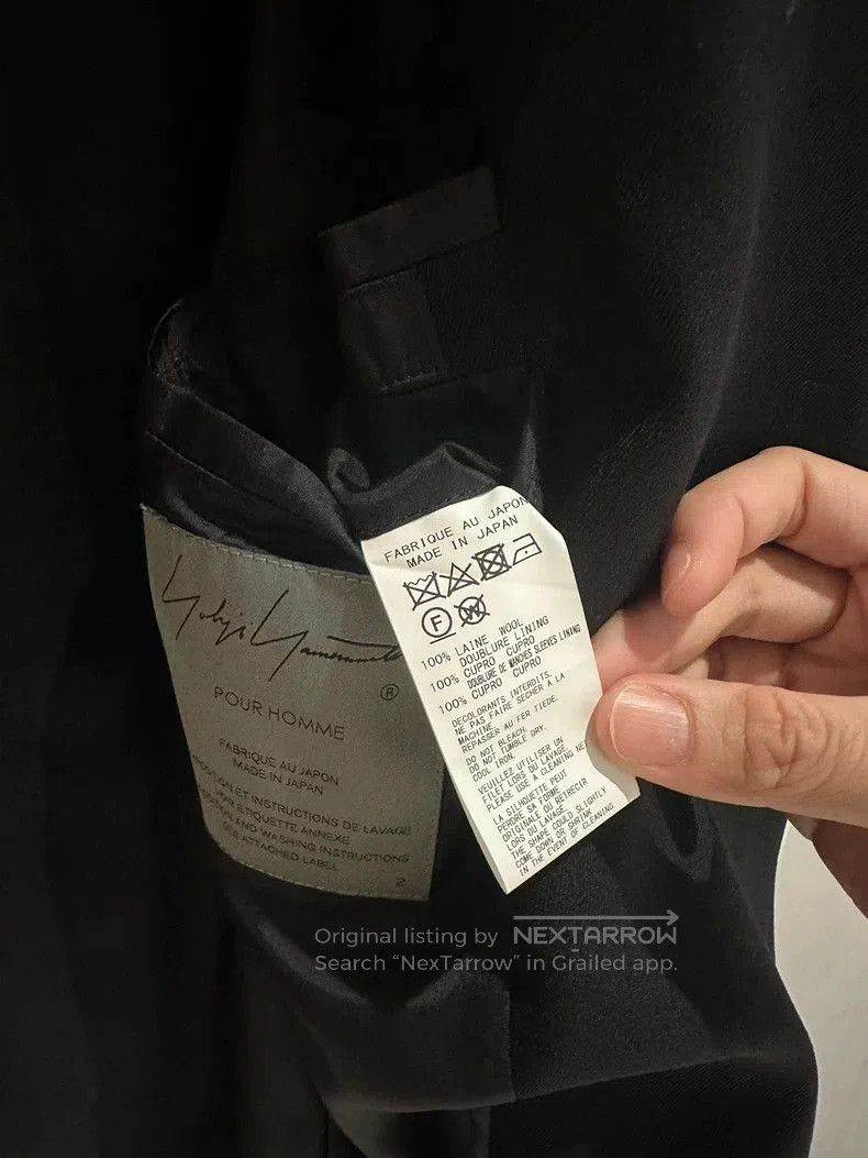 Yohji Yamamoto Yohji Yamamoto Black Wool Blazer. Size US S / EU 44-46 / 1 - 4 Thumbnail