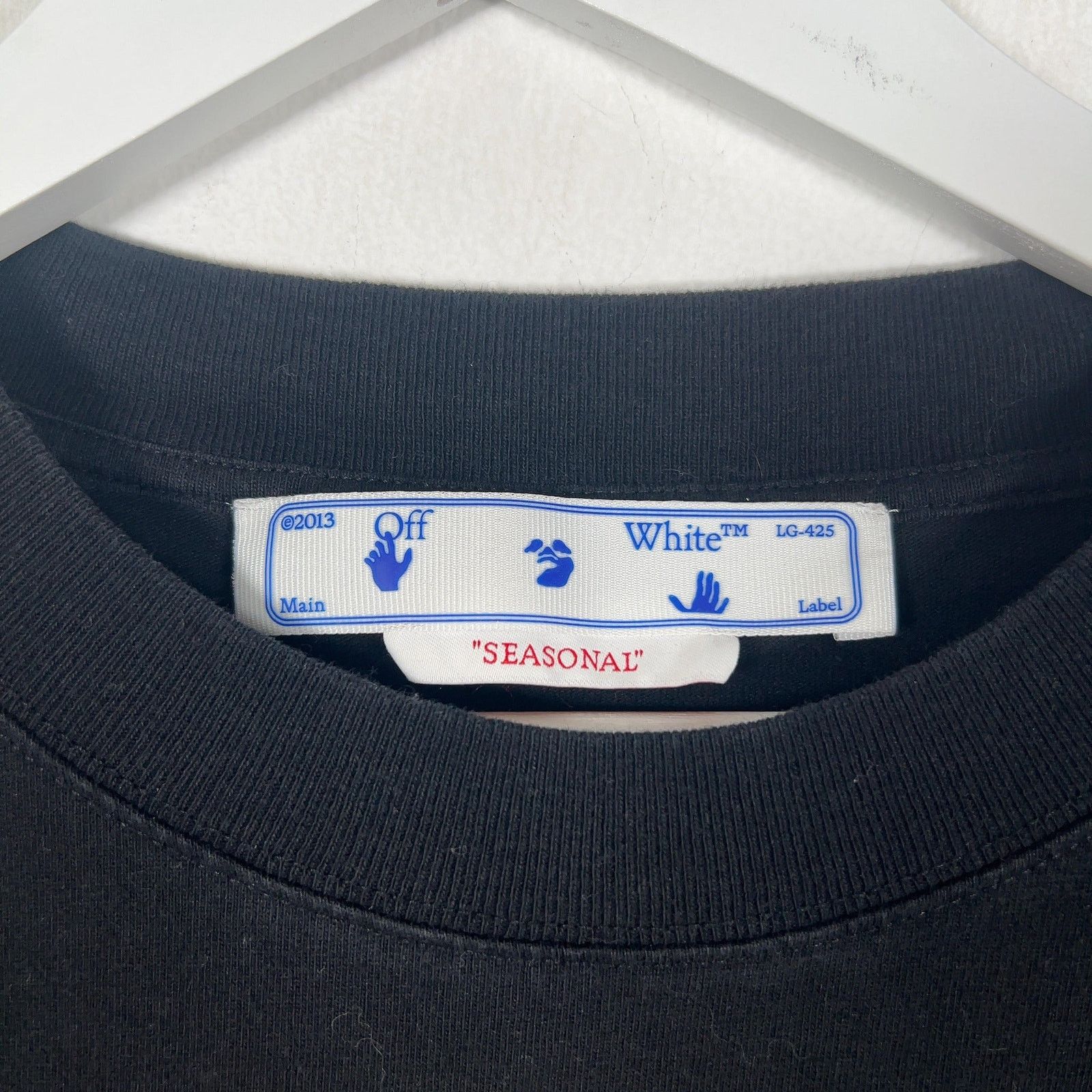 Off-White Off-White Thunder Graphic Logo T-Shirt Size US L / EU 52-54 / 3 - 10 Thumbnail