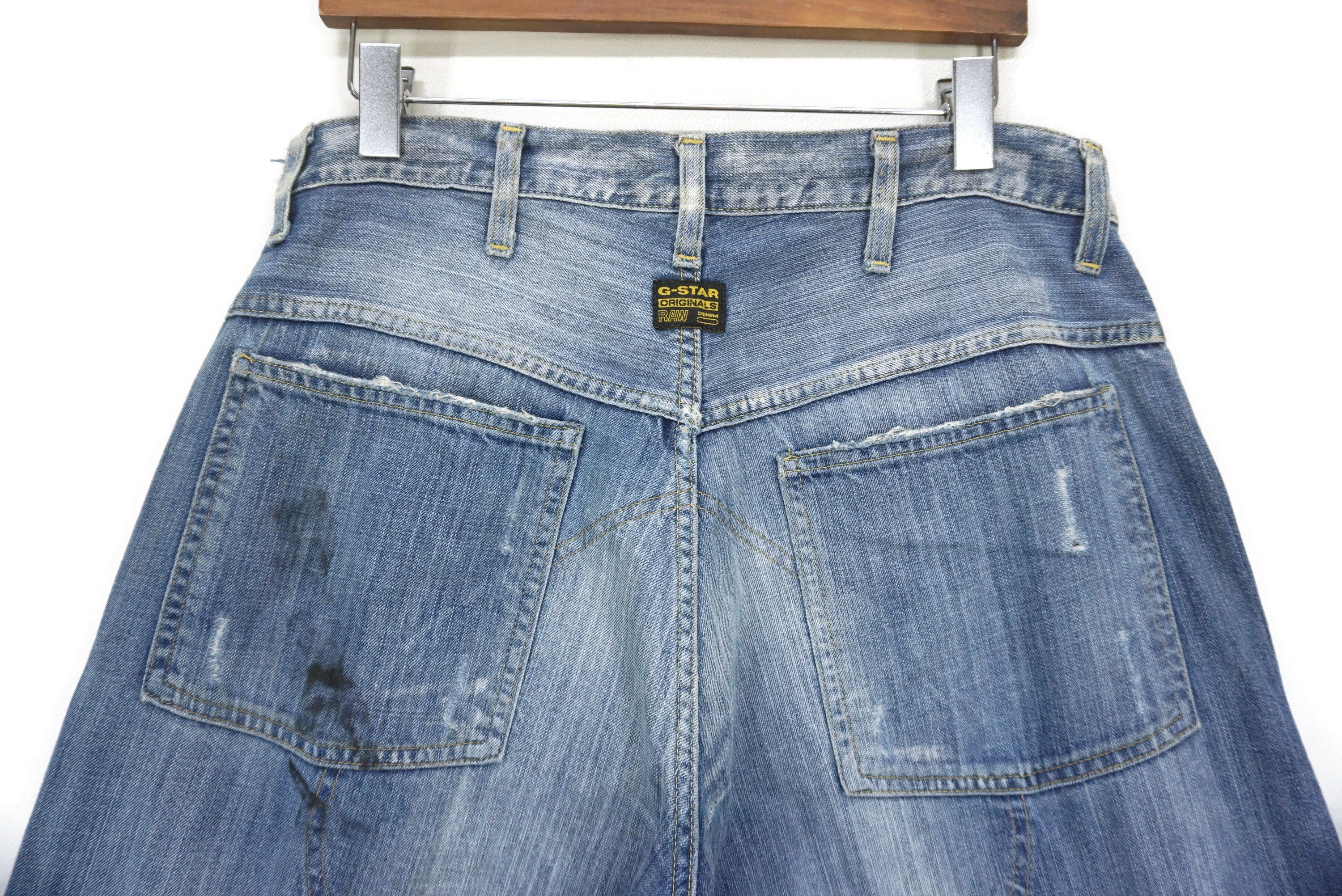 G-Star G-star Jeans Size W33xL34.5 Elwood Patchwork Baggy Denim Size US 33 - 8 Thumbnail