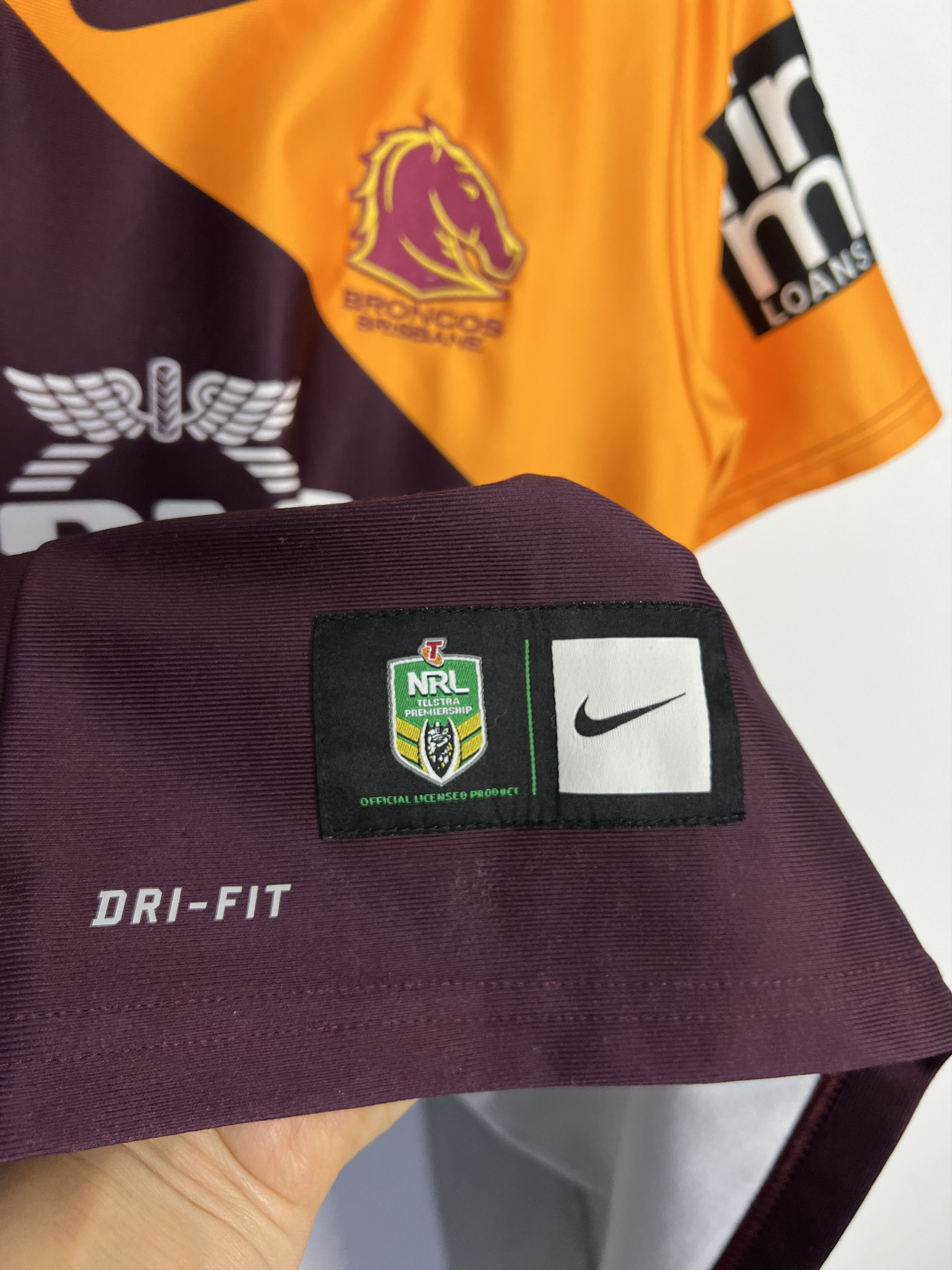 Nike Broncos Brisbane Rugby Home 2004 Shirt Jersey NRL Rare Size US M / EU 48-50 / 2 - 4 Thumbnail