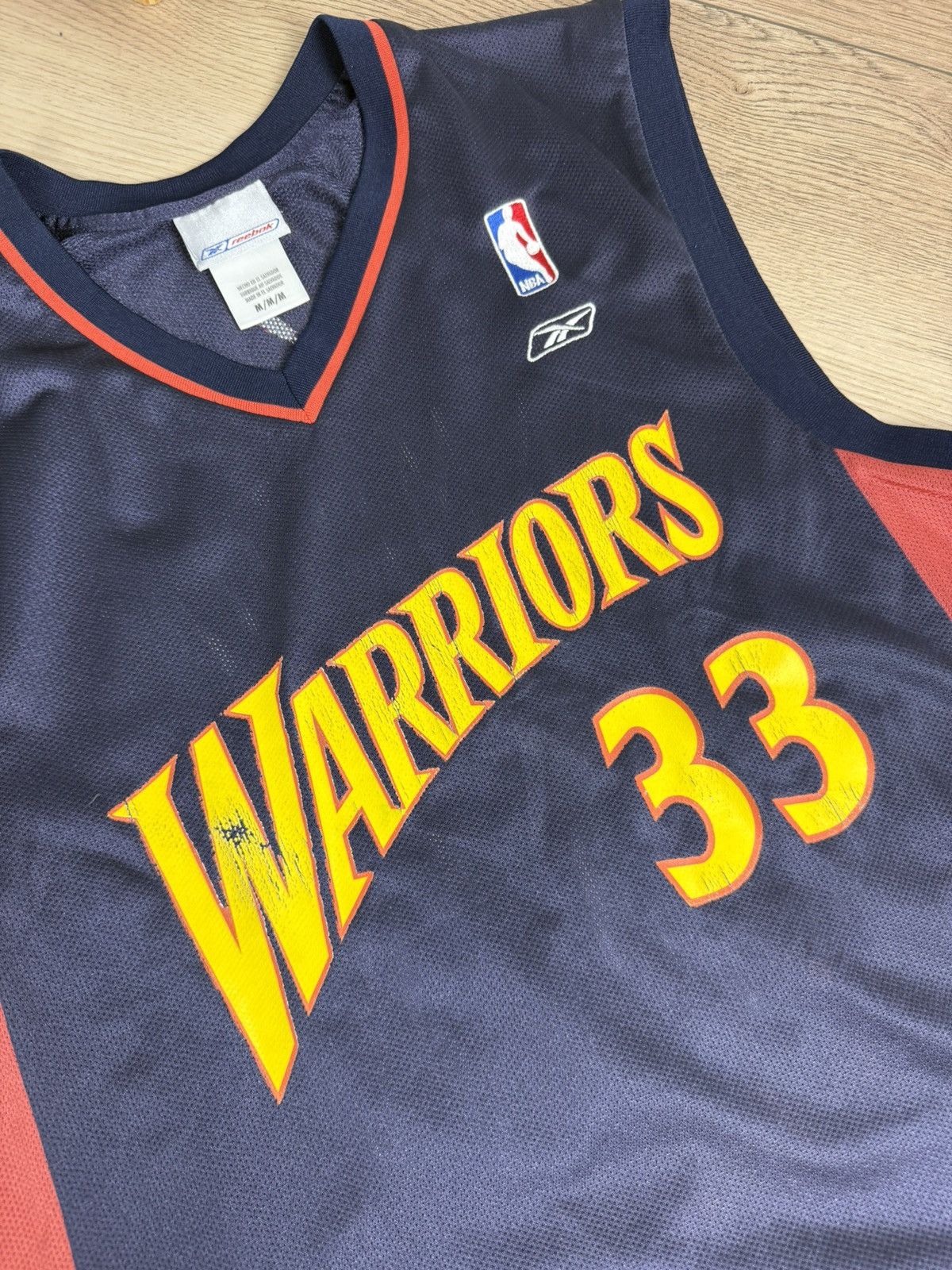 NBA × Reebok × Vintage Vintage Golden State Warriors Jersey Reebok NBA Jamison #33 Size US M / EU 48-50 / 2 - 5 Thumbnail