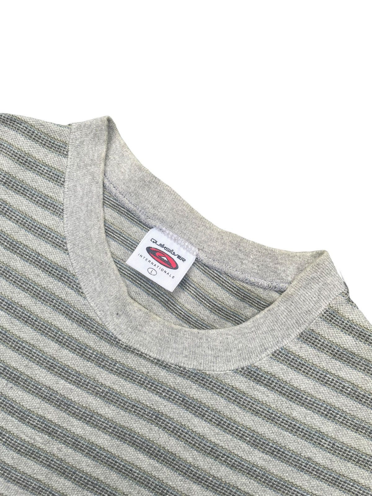 Quiksilver × Vintage Vintage Quiksilver Stripe Tshirt Size US L / EU 52-54 / 3 - 4 Thumbnail