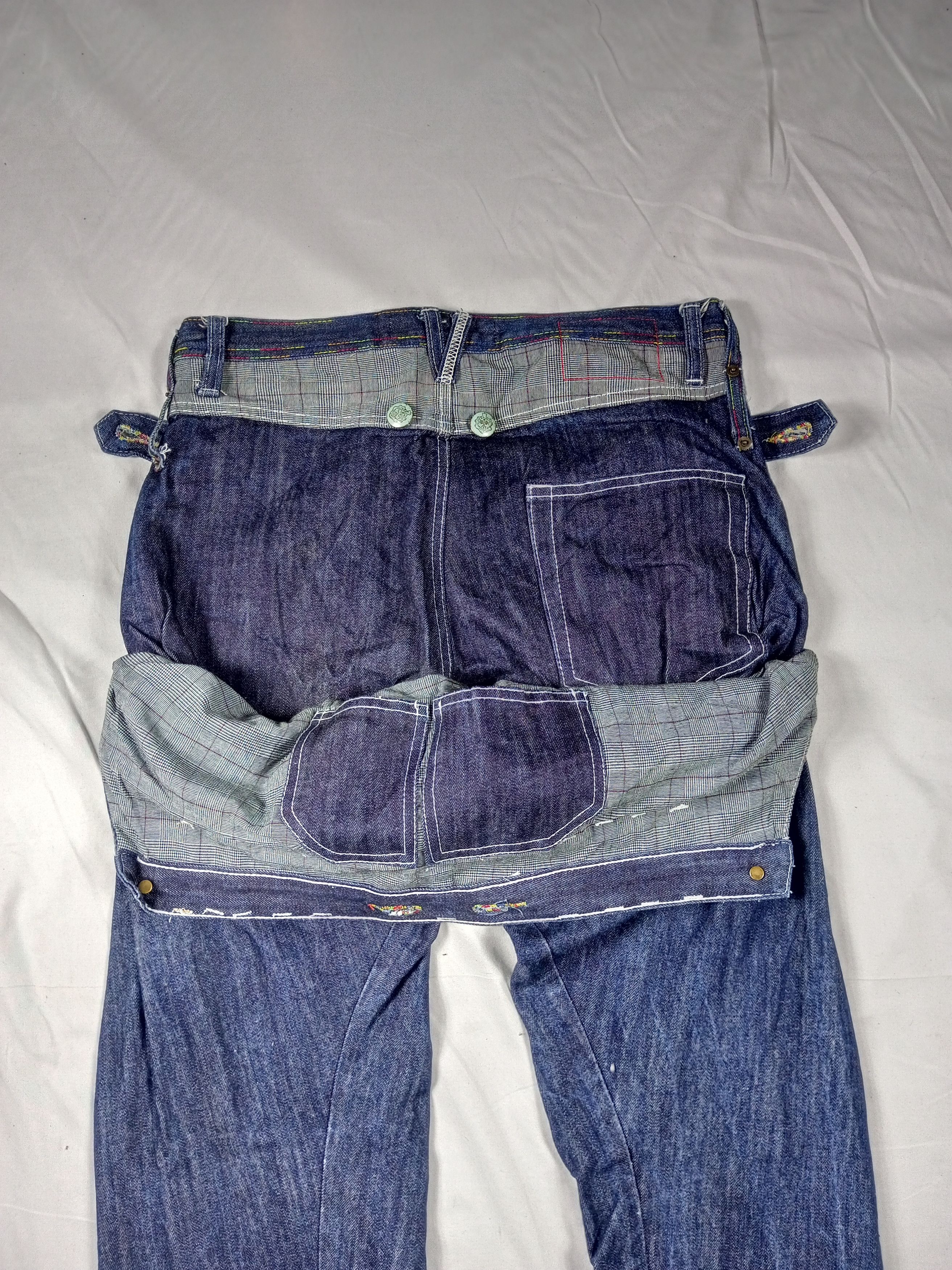 Japanese Brand BreathMINT Double Waist Japan Raw Denim Y2K Size US 32 / EU 48 - 24 Thumbnail