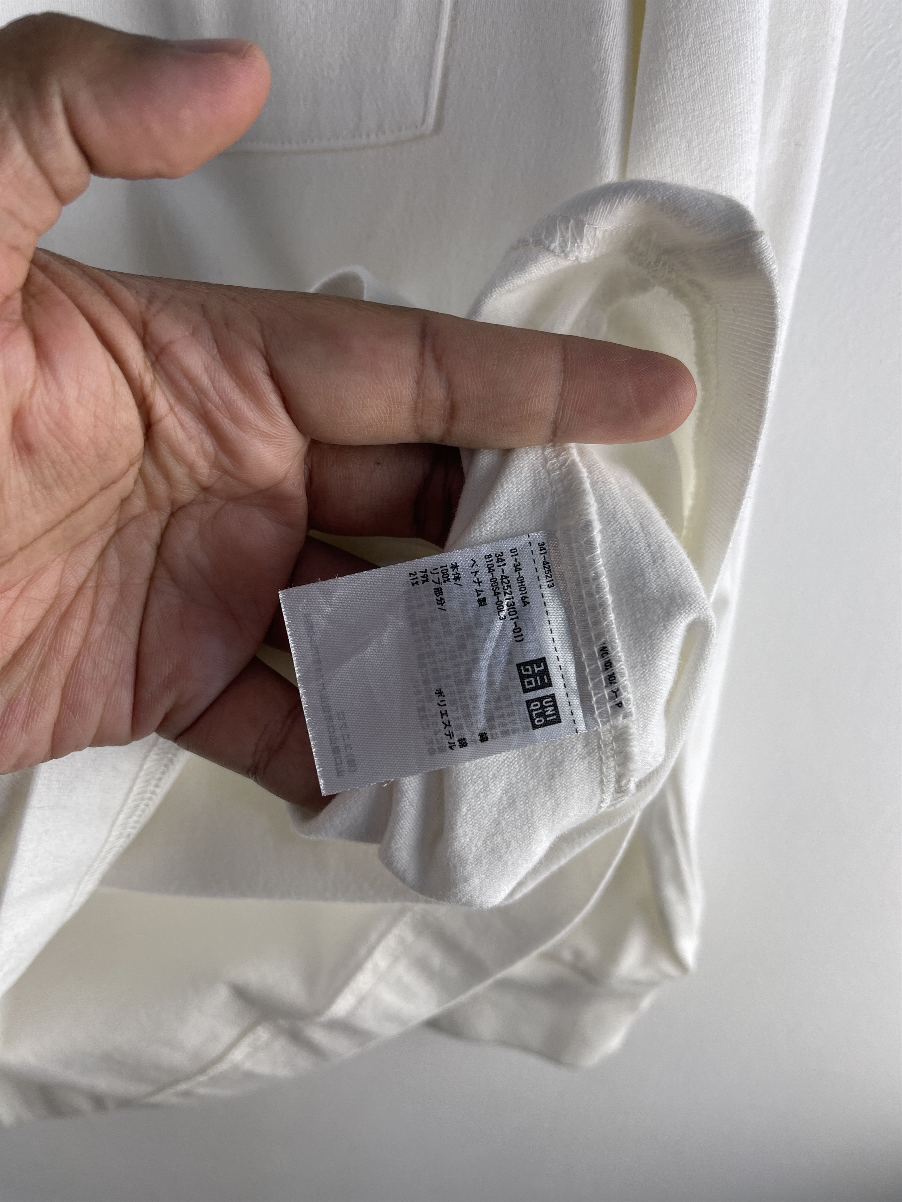 Lemaire × Uniqlo Lemaire Uniqlo Single Pocket Long Sleeve Shirt Size US L / EU 52-54 / 3 - 9 Thumbnail