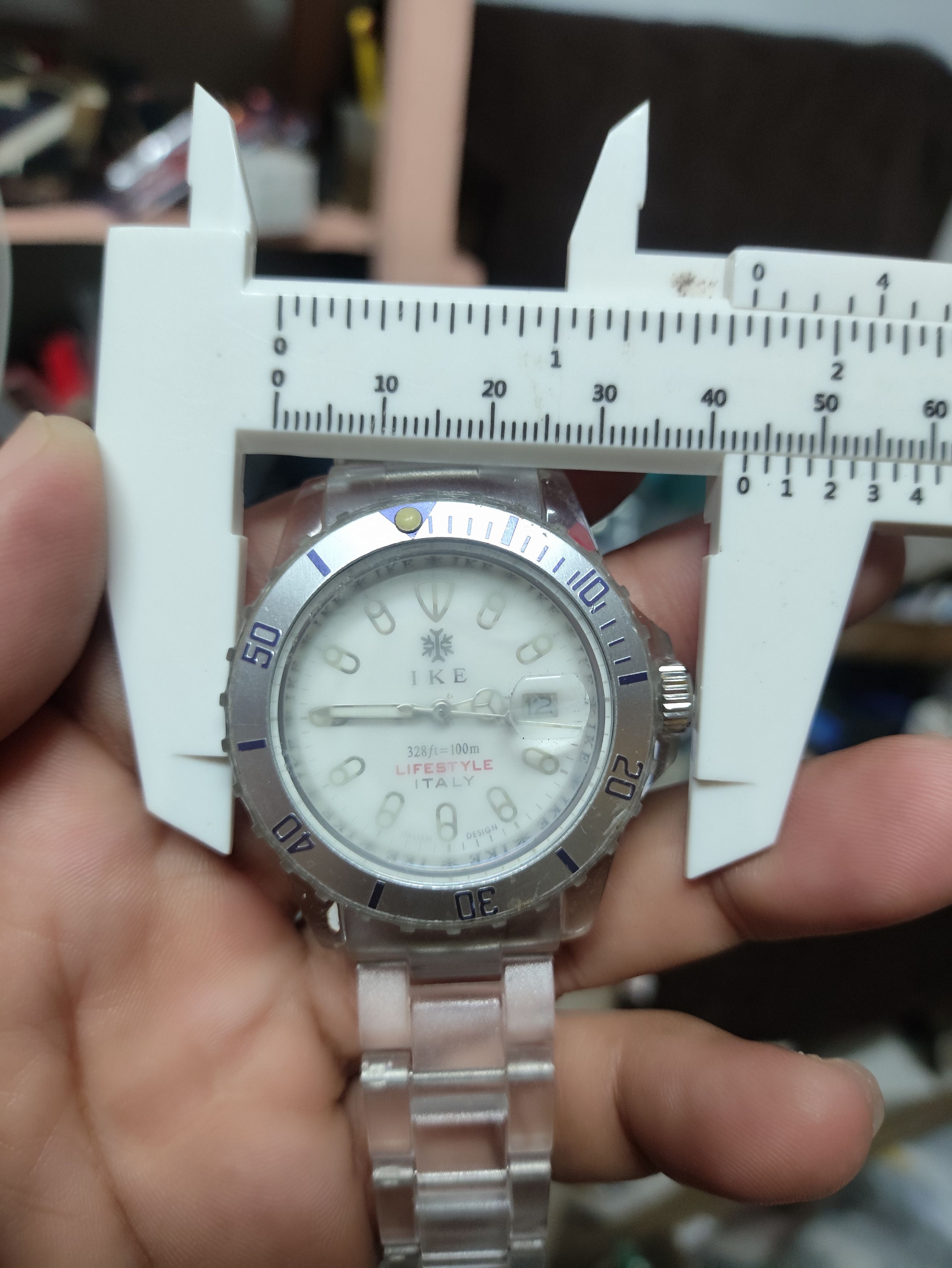 Japanese Brand × Vintage IKE ITALY LIFESTYLE WATCH. DESIGN RARE WITH CLEAR MATERIAL Size ONE SIZE - 7 Thumbnail