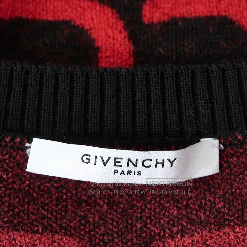 Givenchy Givenchy Men's Letter Jacquard Knit Sweater Size US XL / EU 56 / 4 - 6 Thumbnail