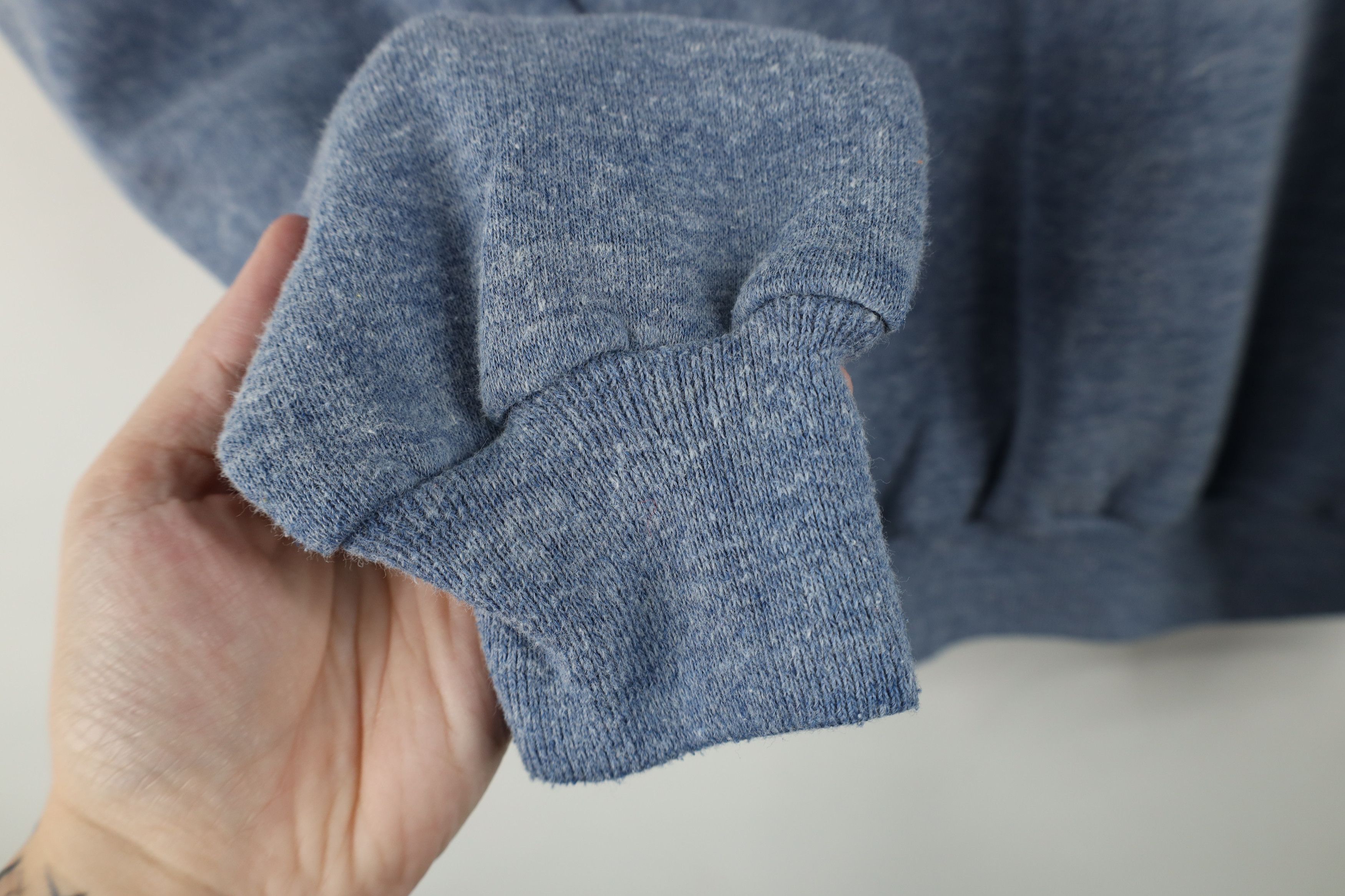 Vintage Vintage 60s 70s Streetwear Turtleneck Sweatshirt Blue USA Size XL / US 12-14 / IT 48-50 - 5 Thumbnail