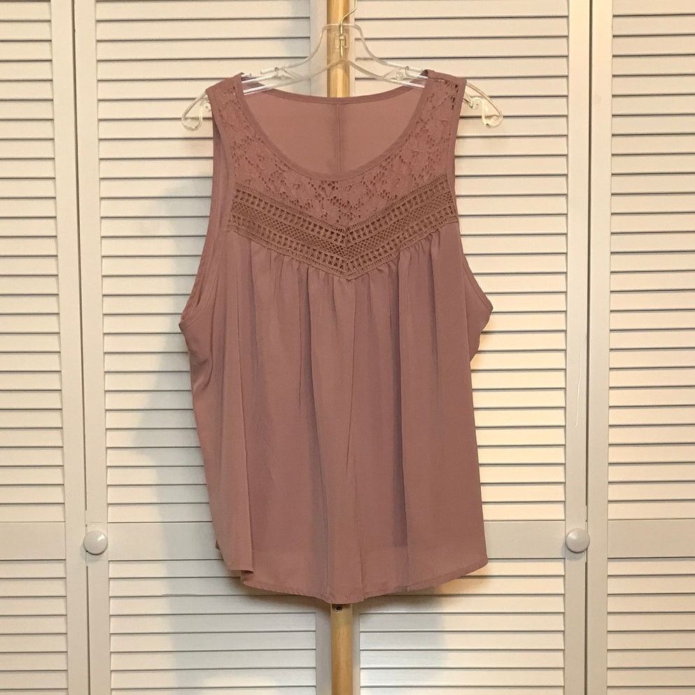 Shein SHEIN Scoop Neck Sleeveless Blouse 2XL Size XXL / US 16-18 / IT 52-54 - 1 Thumbnail