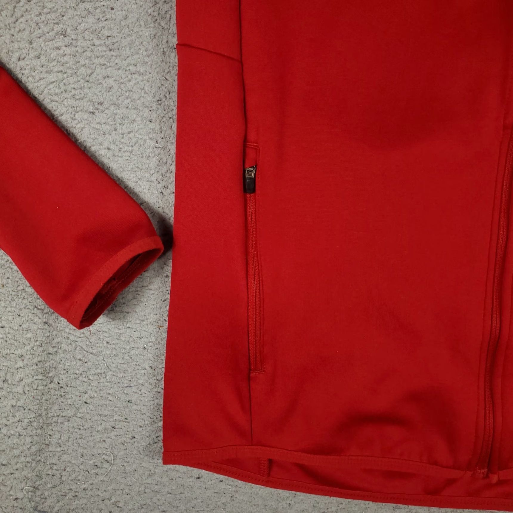 Nike Nike Jacket Mens Large Red Running Dri-Fit Full Zip Track Jacket Size US L / EU 52-54 / 3 - 3 Thumbnail