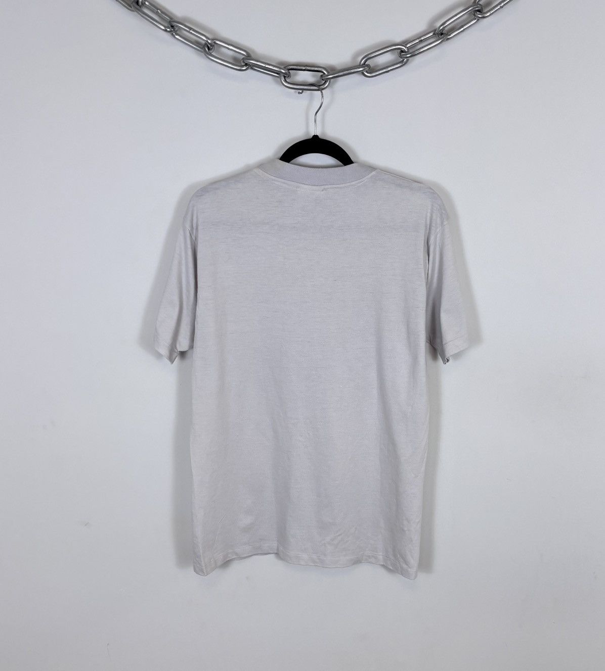 Hanes Vintage 1990s Hanes NFL Sertoma Classic Single Stitch Tee Size US L / EU 52-54 / 3 - 16 Thumbnail
