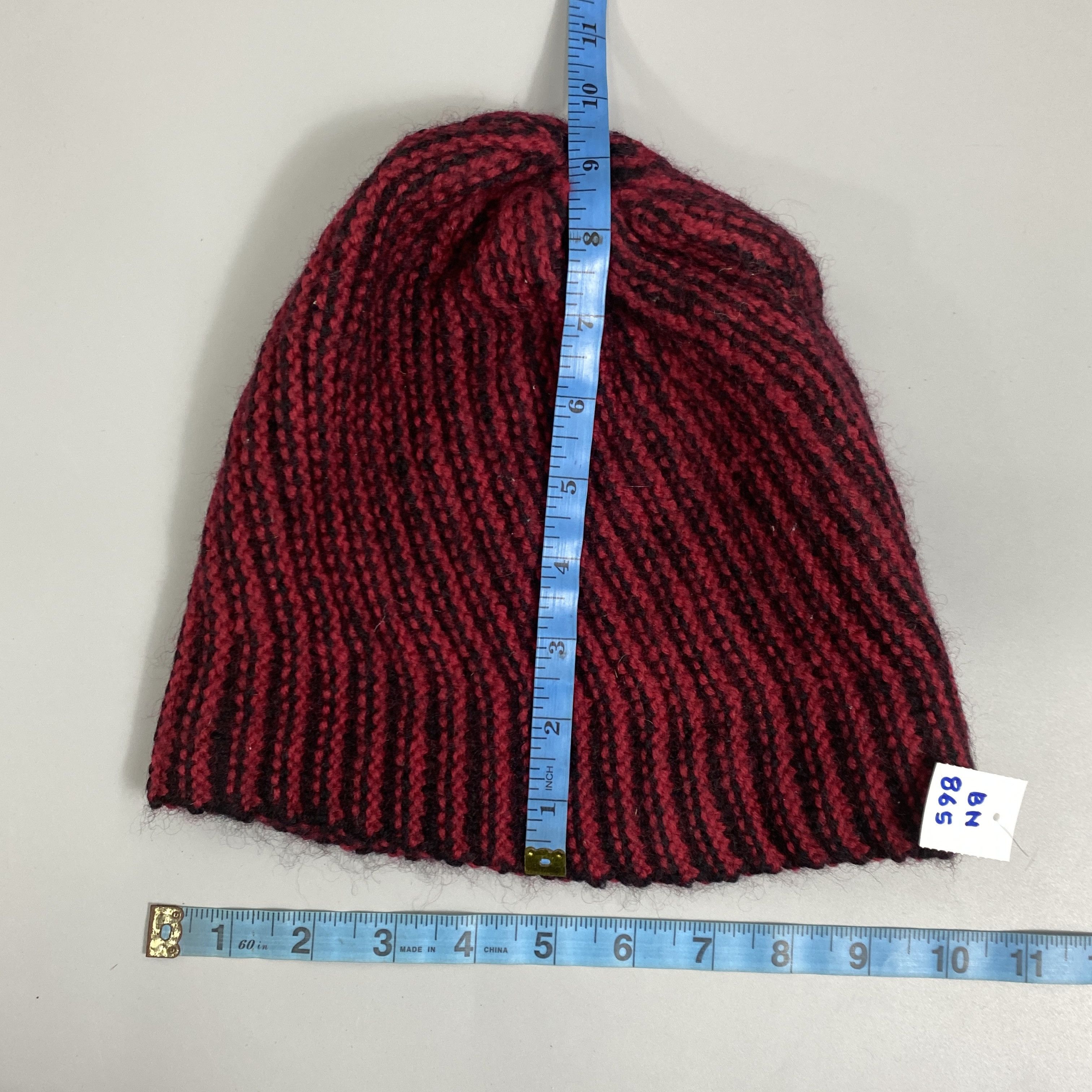 Japanese Brand Stripe Slouchy Beanie Hats -BN865 Size ONE SIZE - 5 Thumbnail