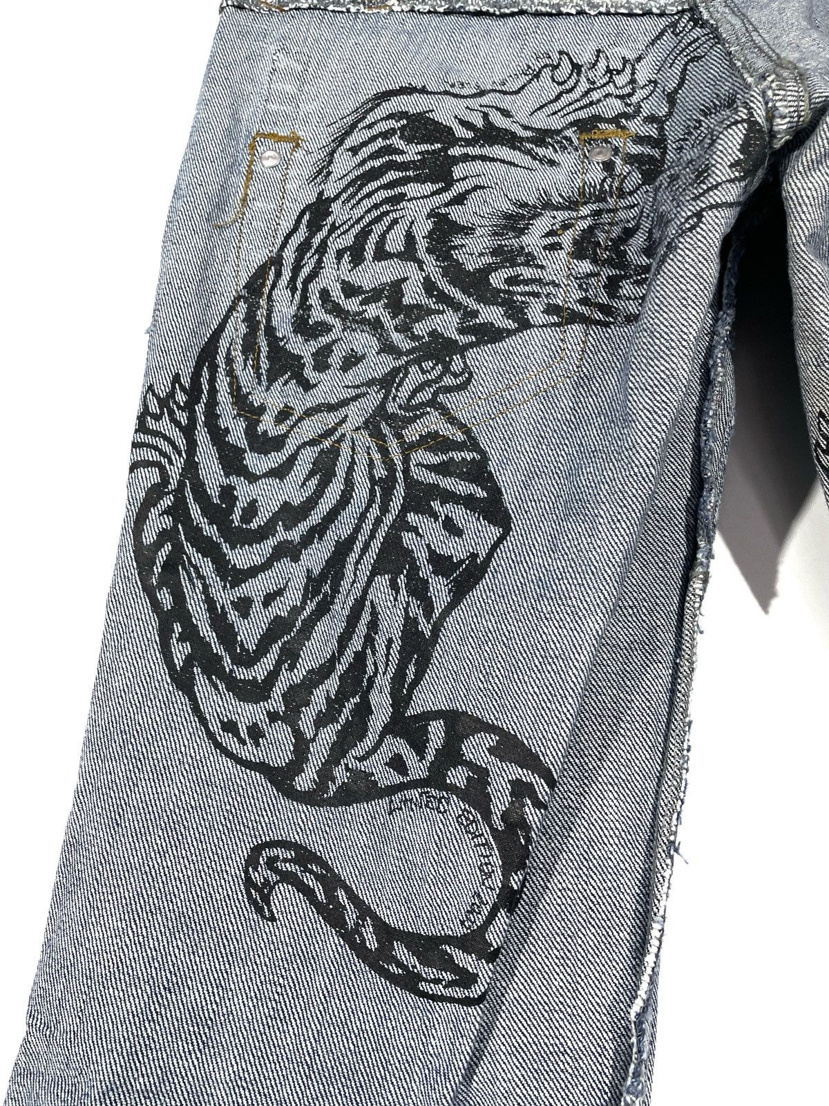 Philipp Plein Philipp Plein Women Y2K Blue Jeans Skull Stones Zip S-M Size 27" / US 4 / IT 40 - 15 Thumbnail
