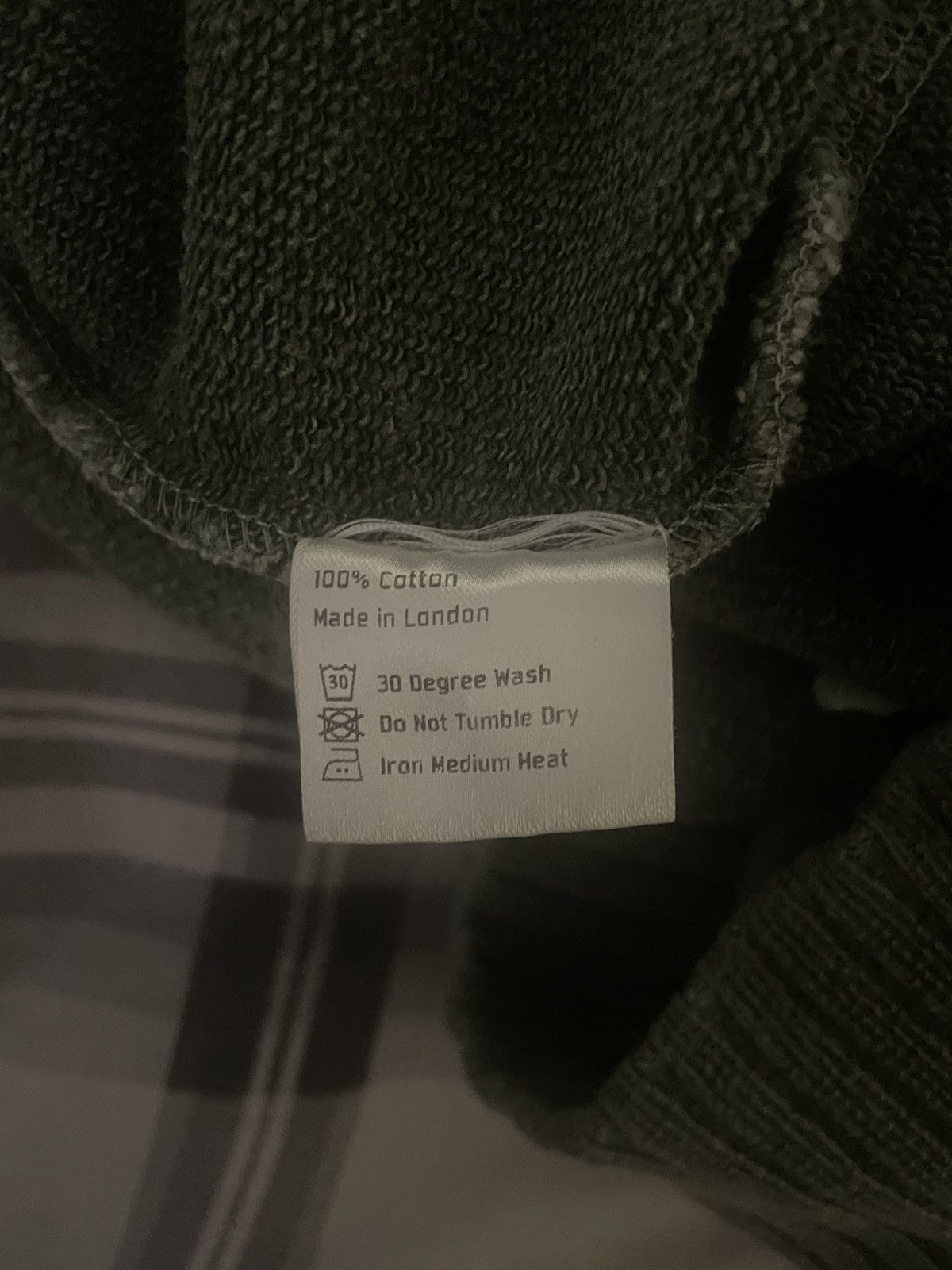 House of Errors H.O.E chain quilt stitch hoodie on emerald. Size US M / EU 48-50 / 2 - 6 Thumbnail